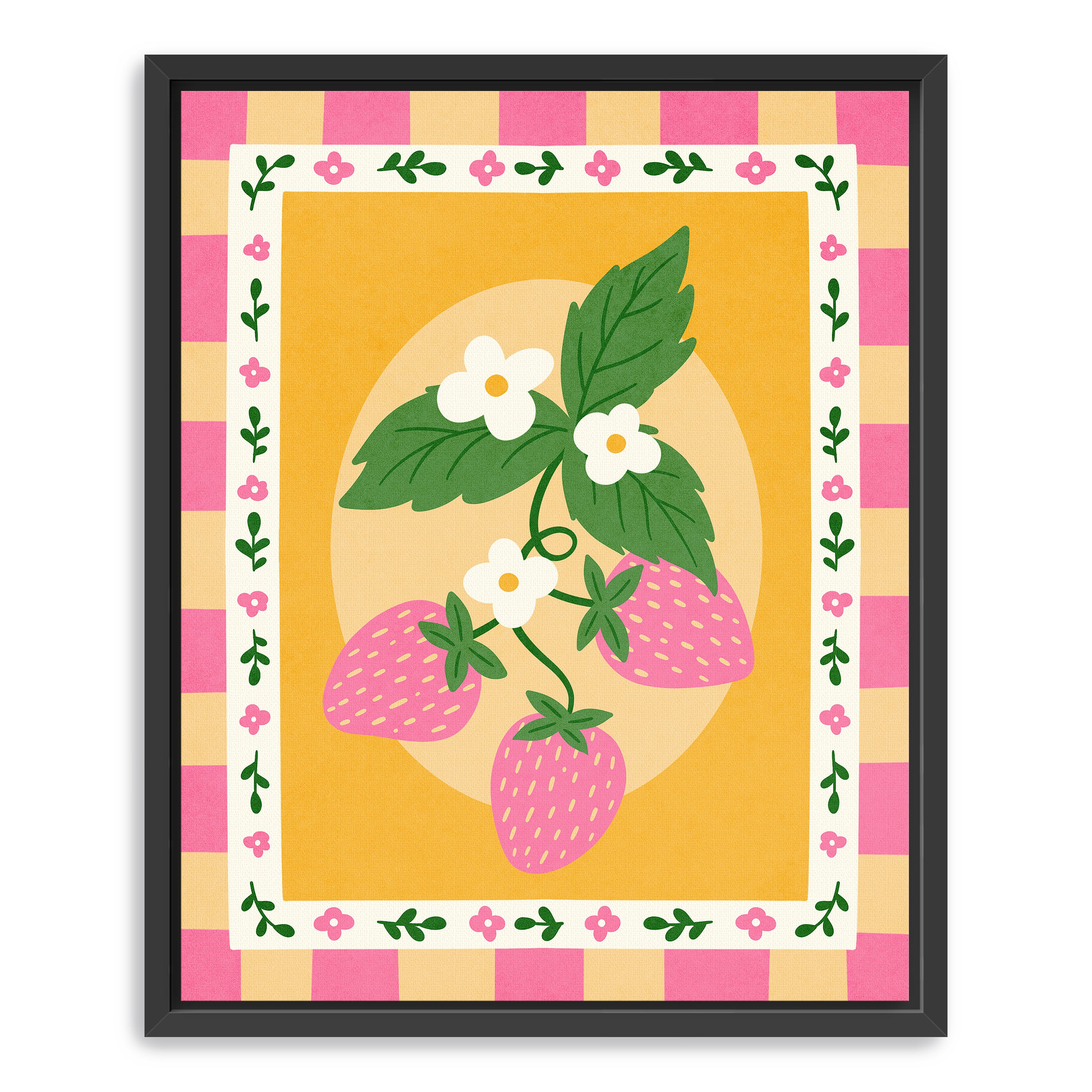 Strawberries Canvas Giclee