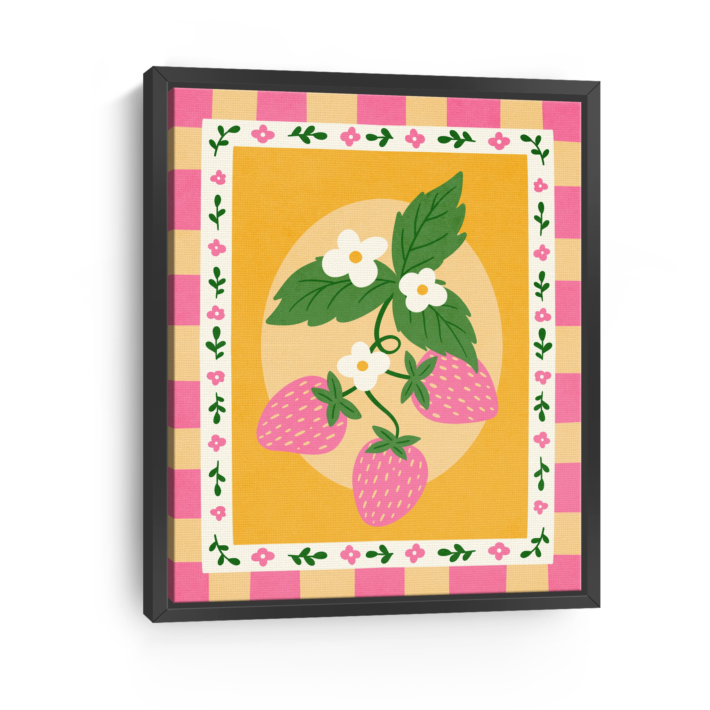 Strawberries Canvas Giclee