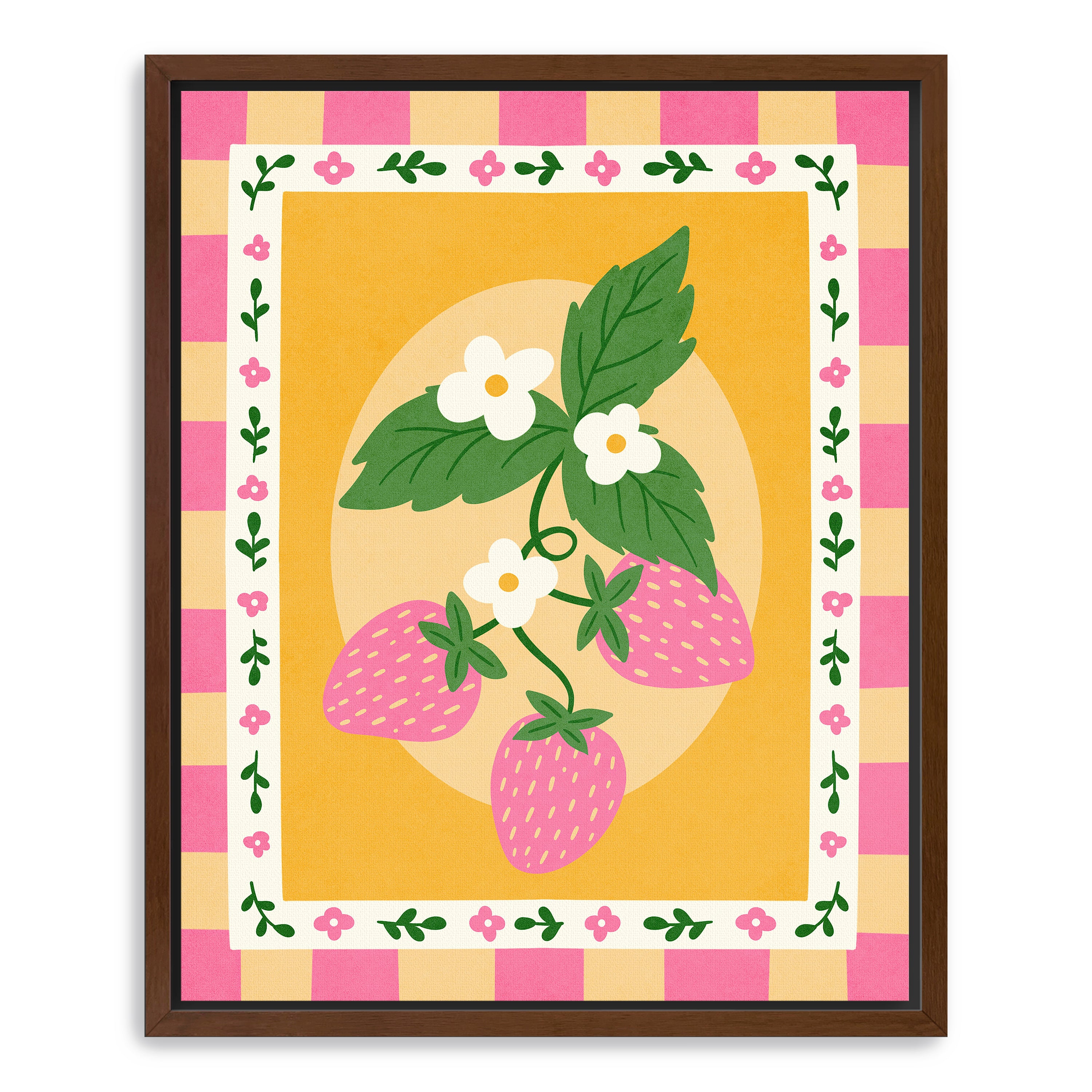 Strawberries Canvas Giclee