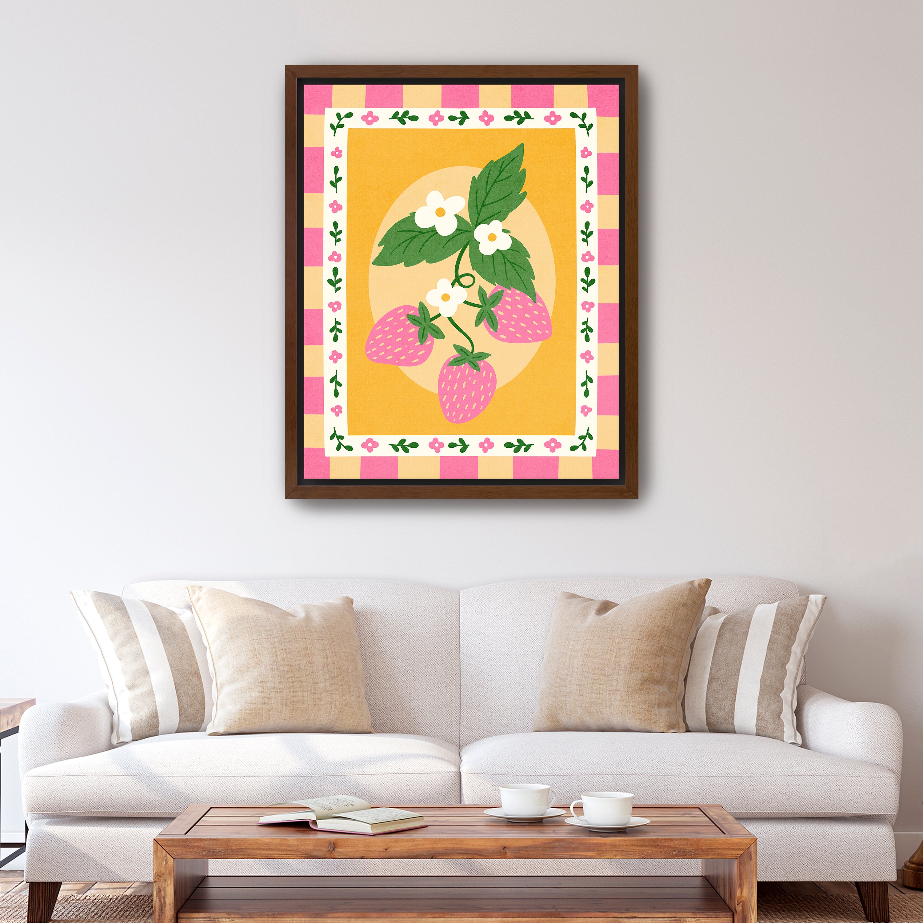 Strawberries Canvas Giclee