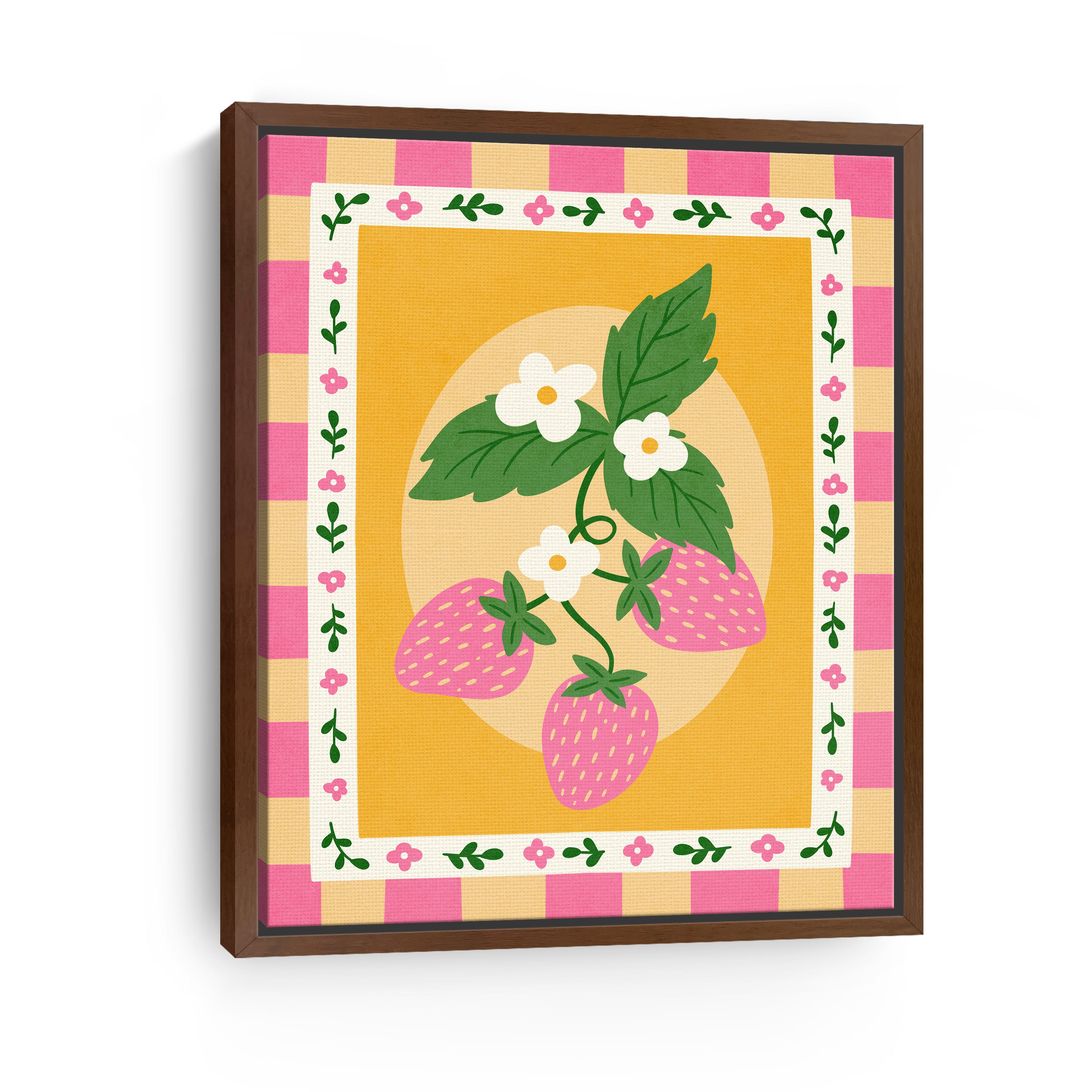 Strawberries Canvas Giclee