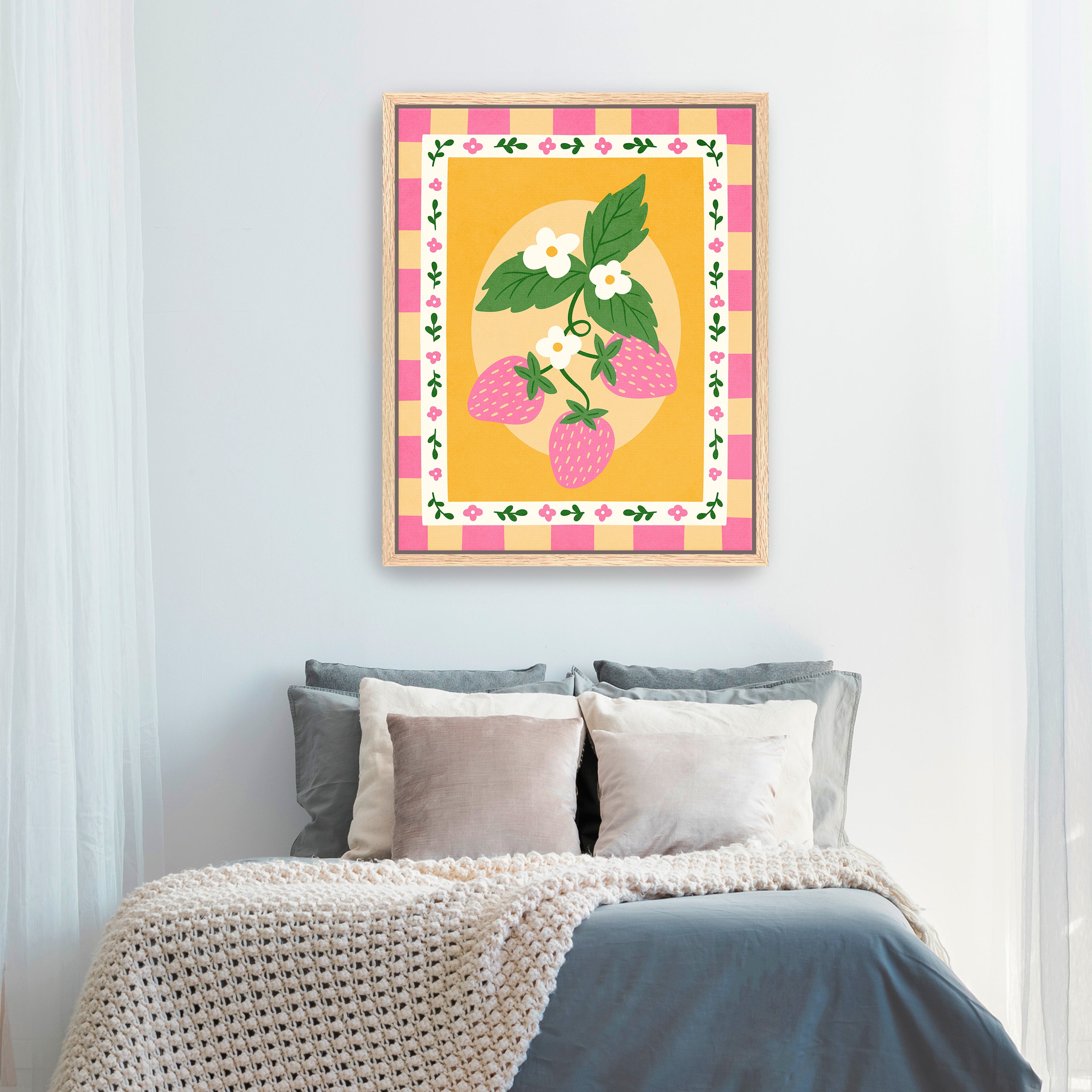 Strawberries Canvas Giclee