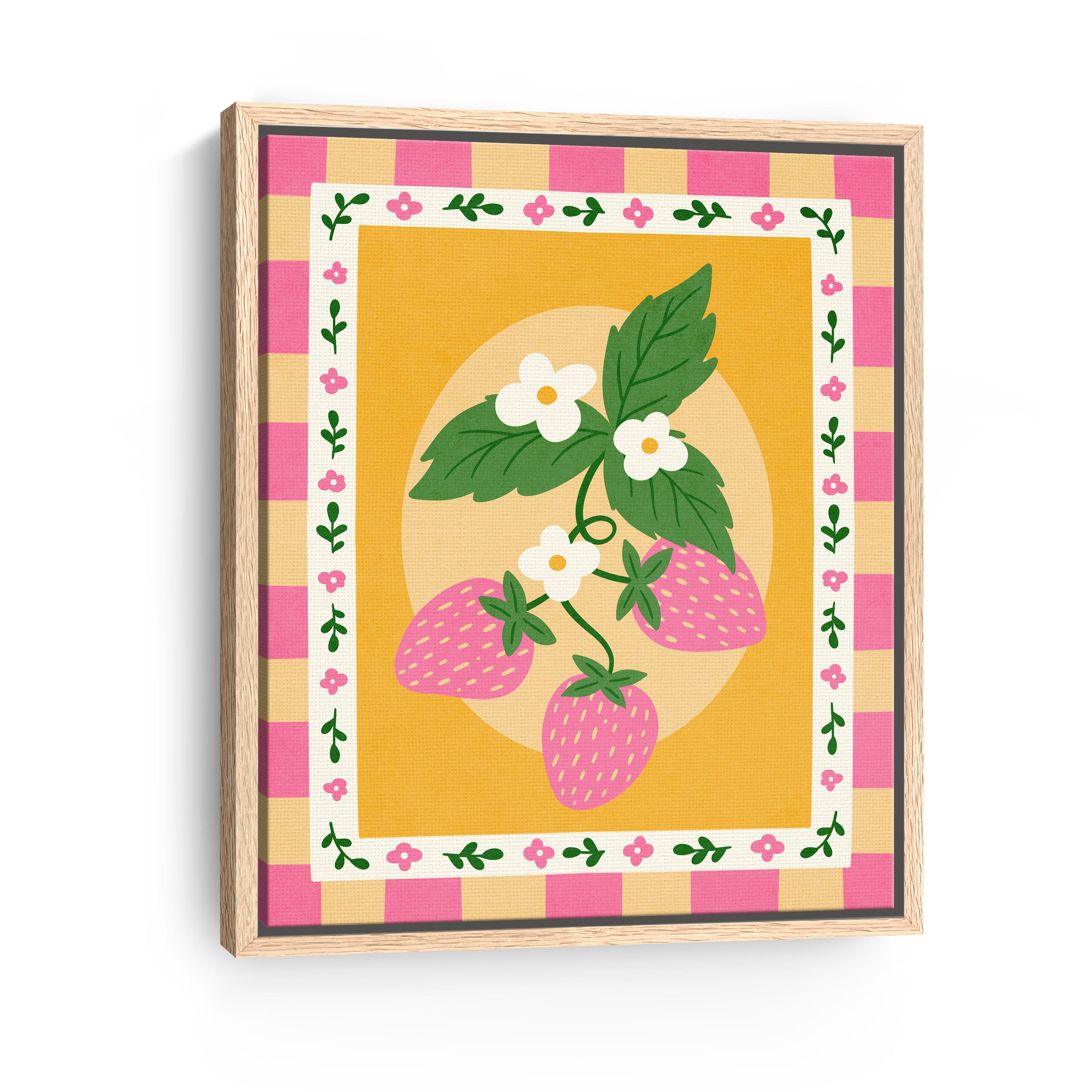Strawberries Canvas Giclee
