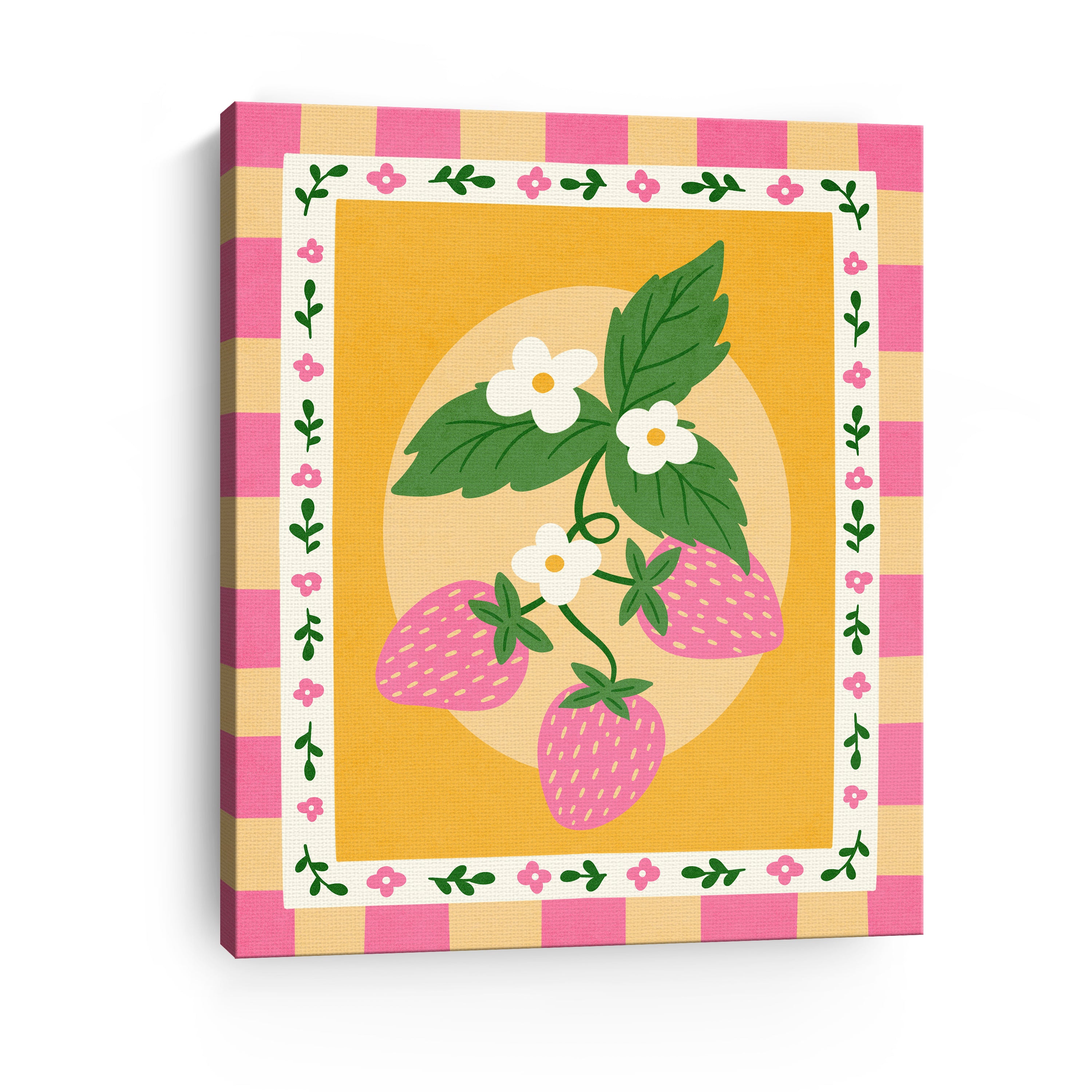 Strawberries Canvas Giclee