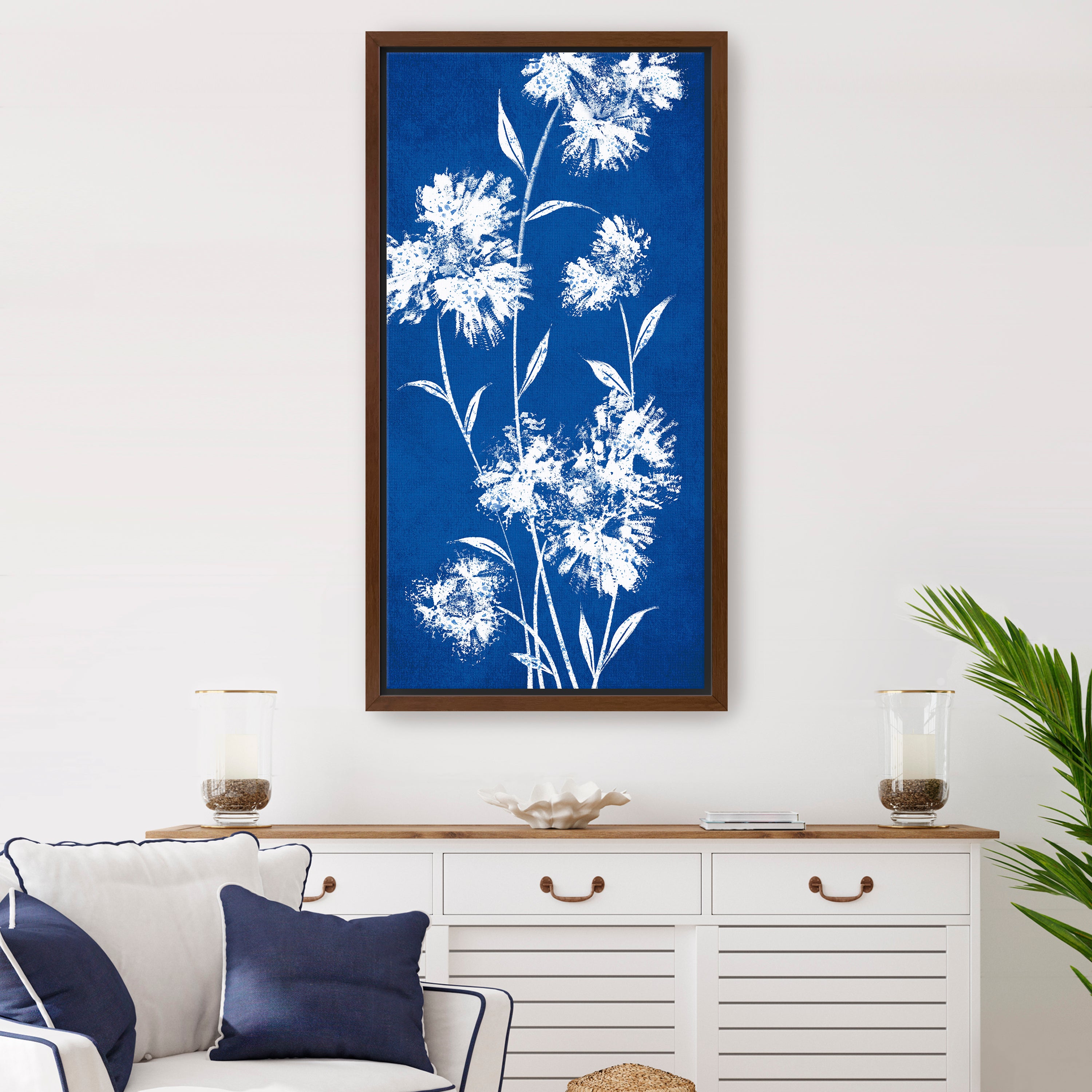 Soft Blue Silence Canvas Giclee