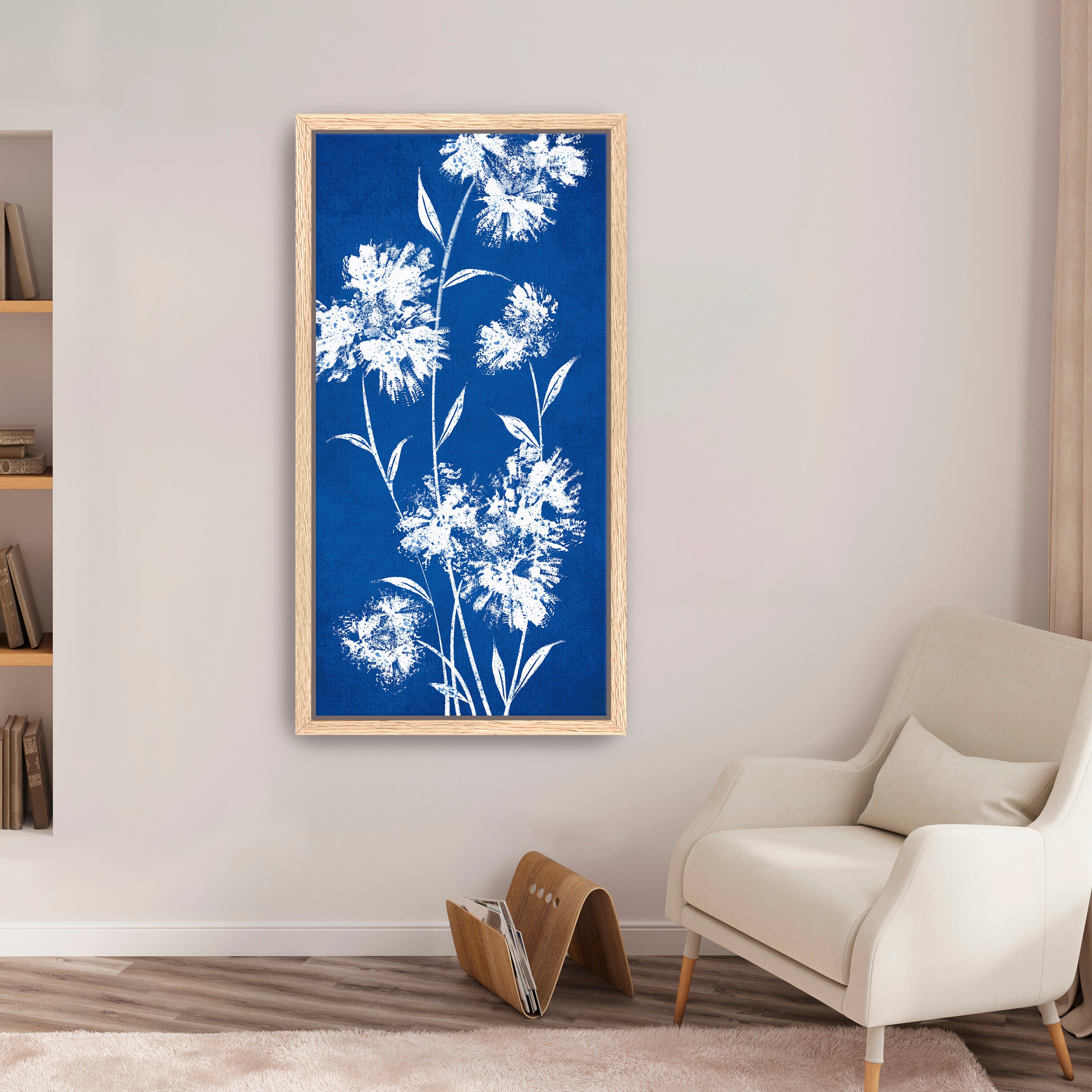 Soft Blue Silence Canvas Giclee