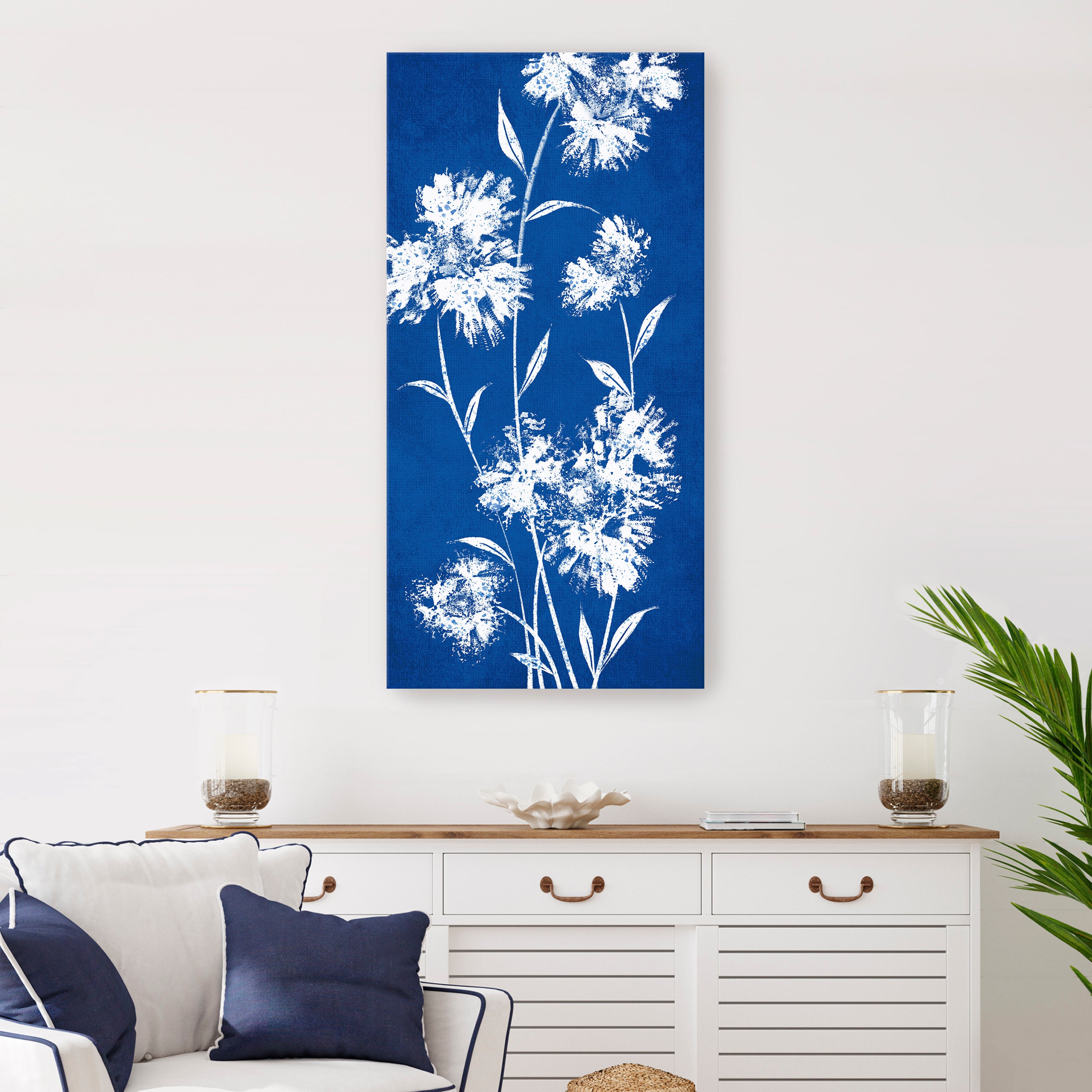 Soft Blue Silence Canvas Giclee