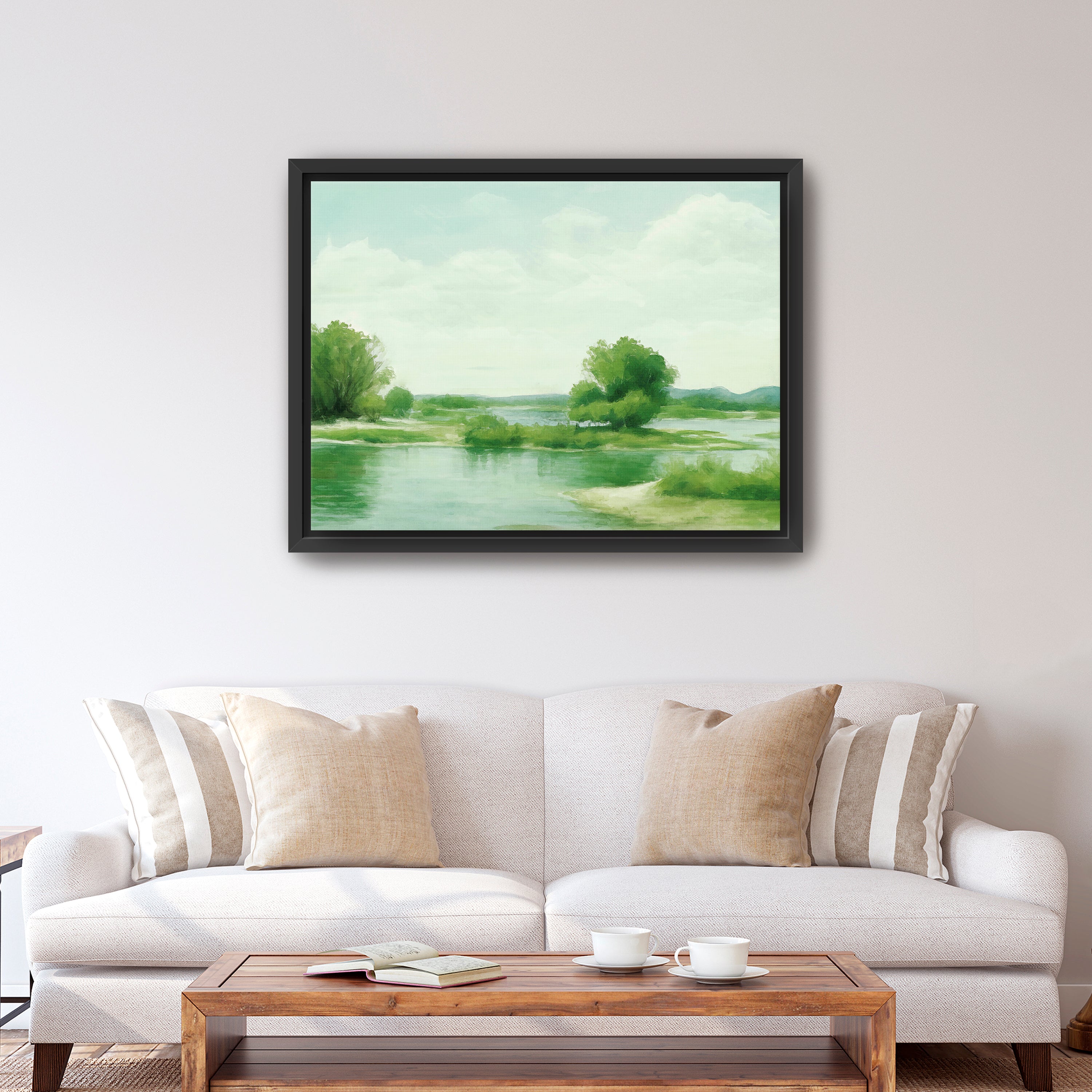 Verdant Calm Canvas Giclee