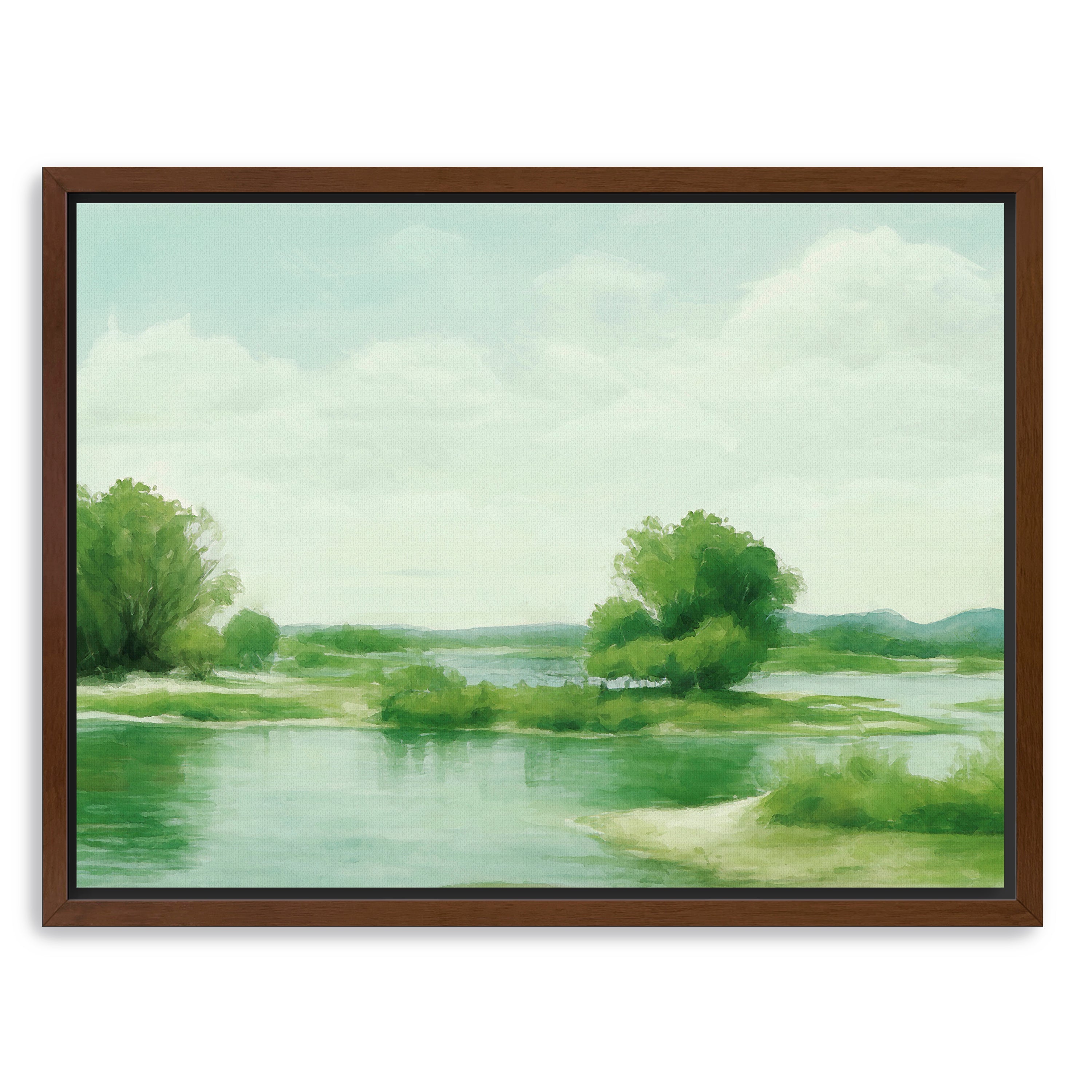 Verdant Calm Canvas Giclee