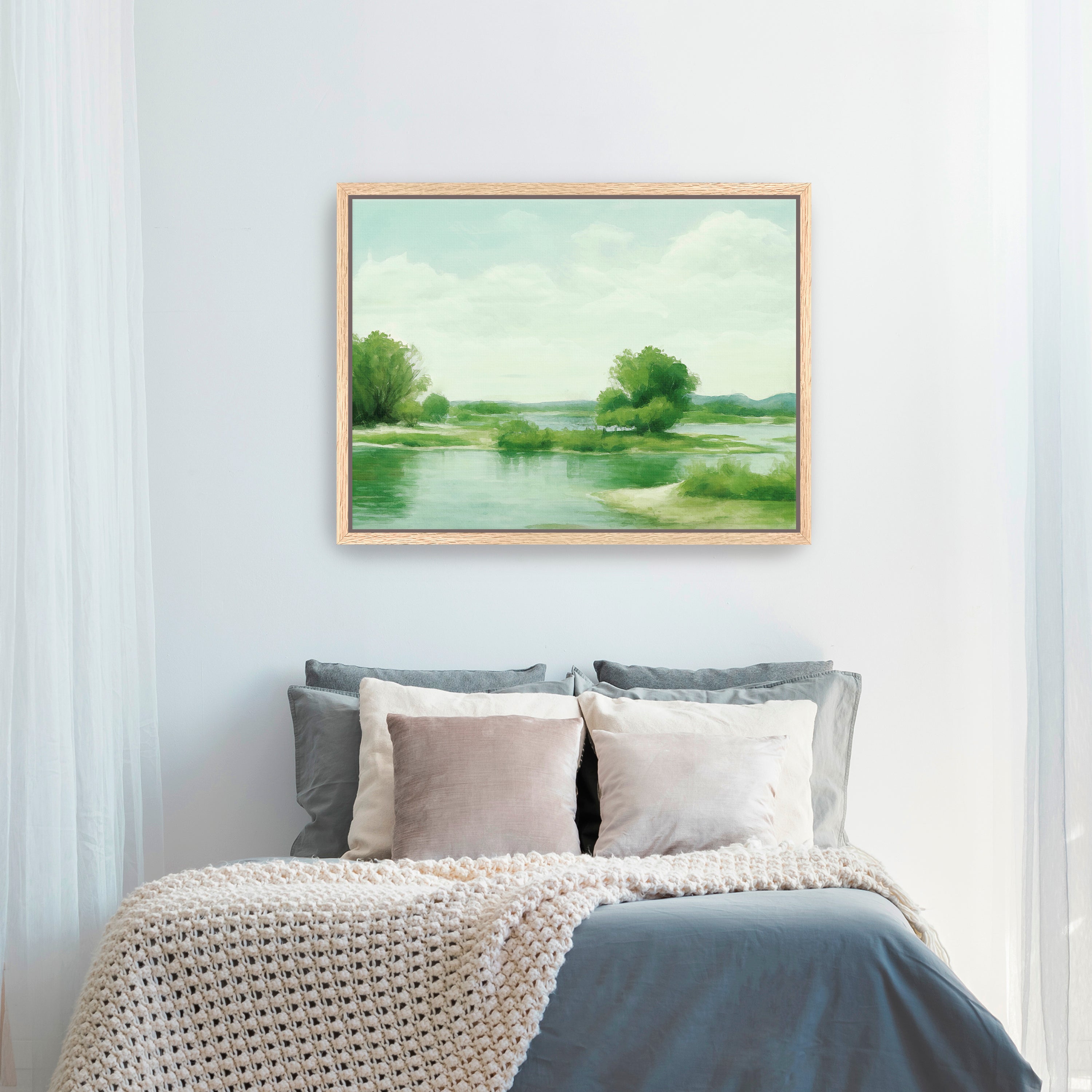 Verdant Calm Canvas Giclee