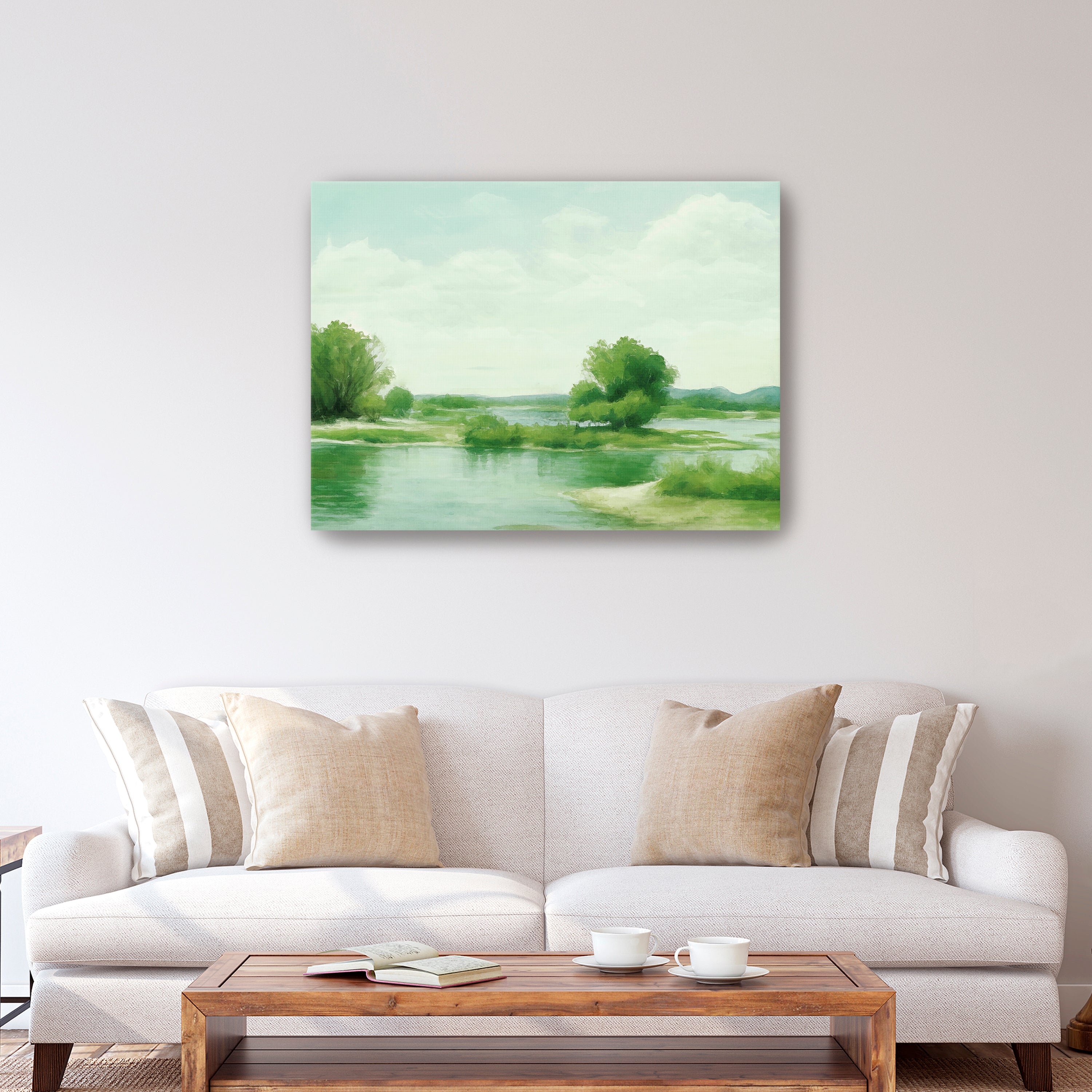 Verdant Calm Canvas Giclee