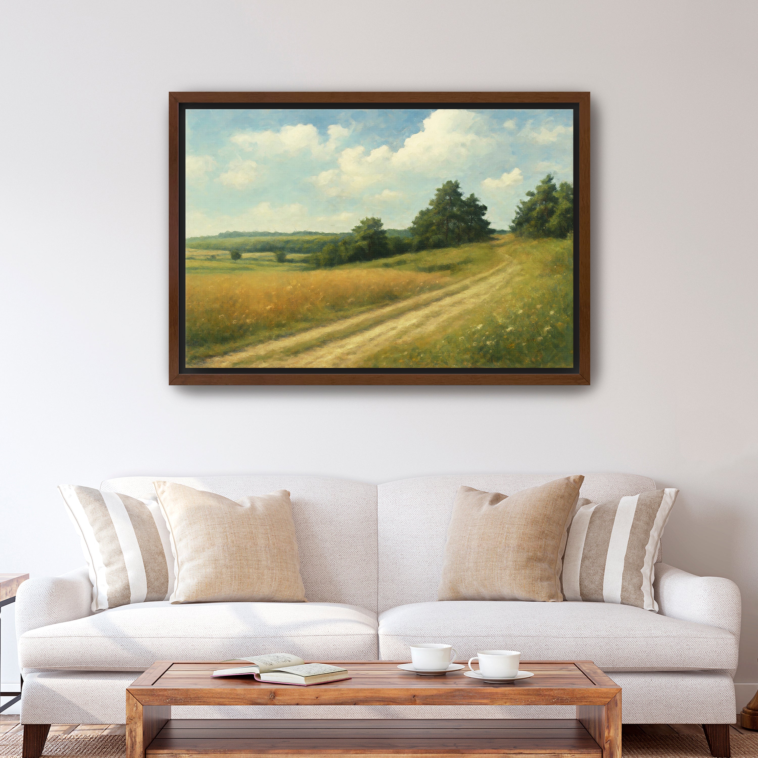 Dawn Road Canvas Giclee