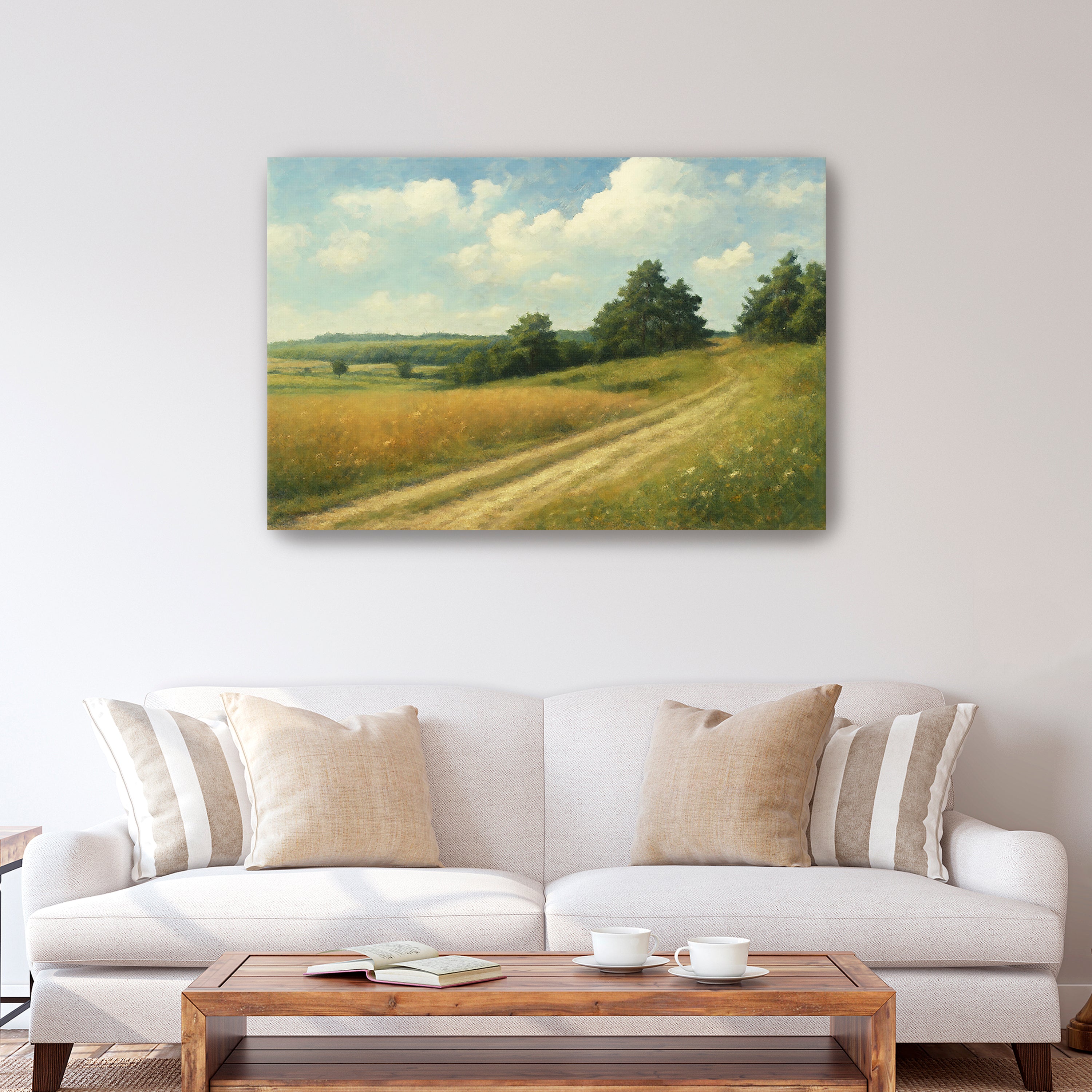 Dawn Road Canvas Giclee