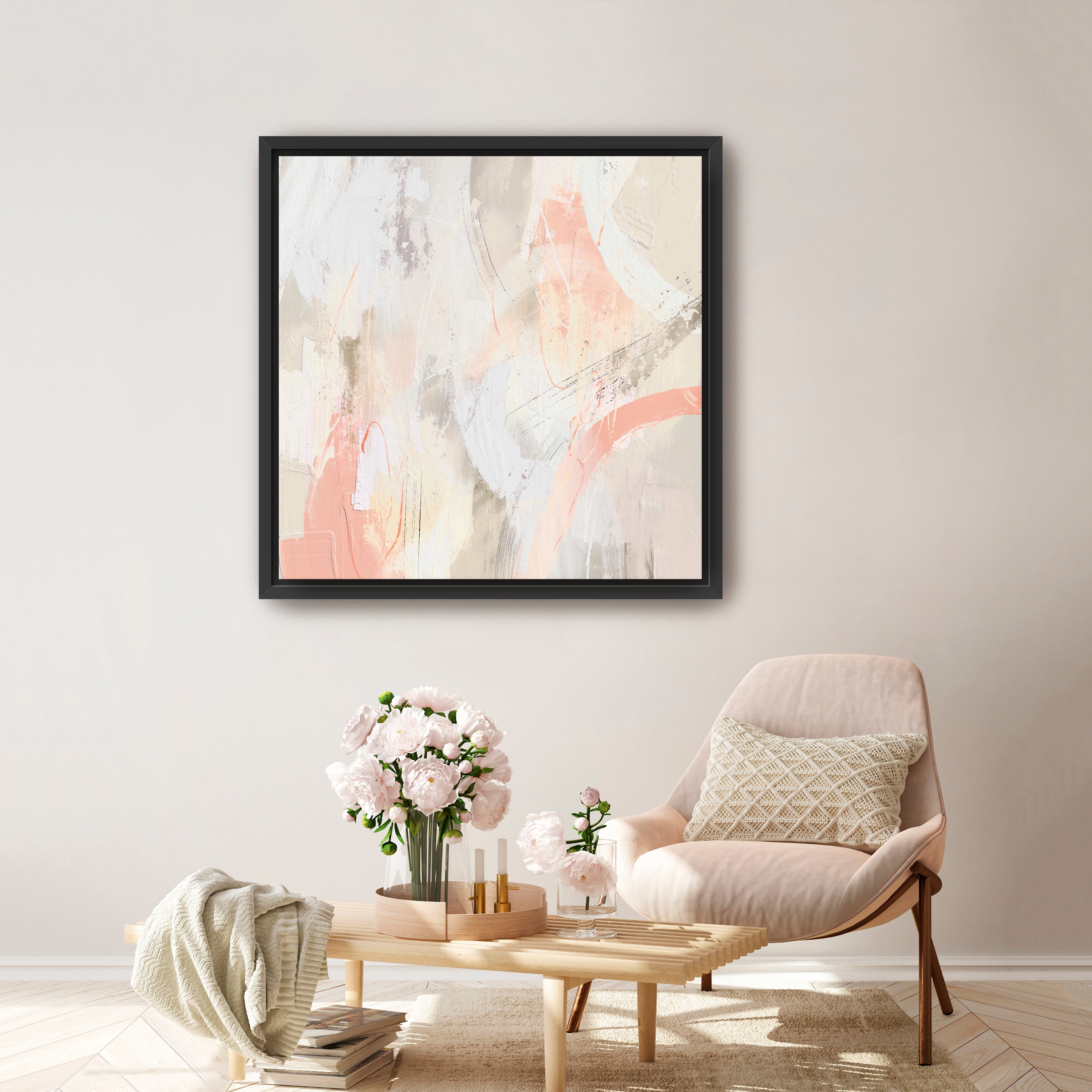 Peach Trail Canvas Giclee