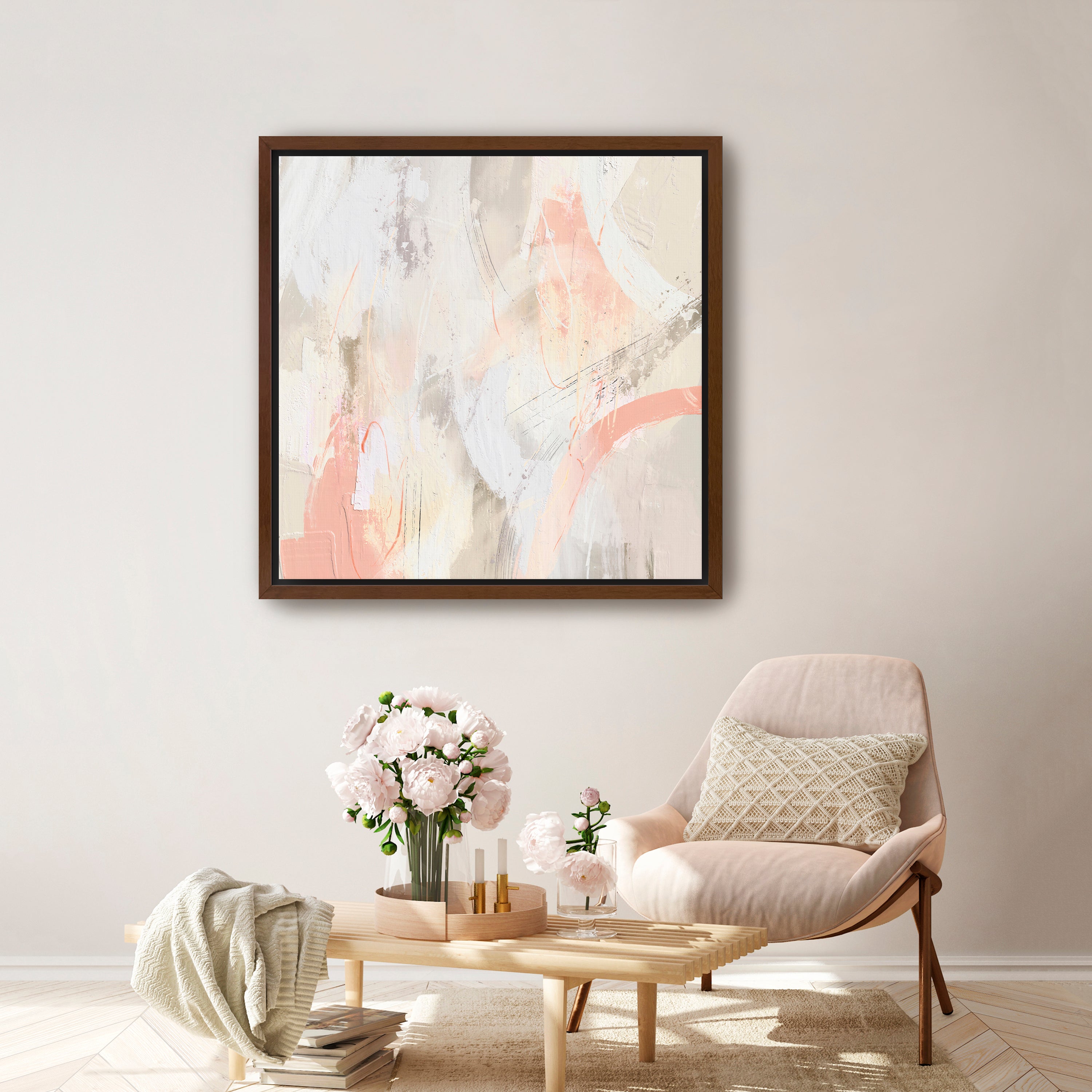 Peach Trail Canvas Giclee