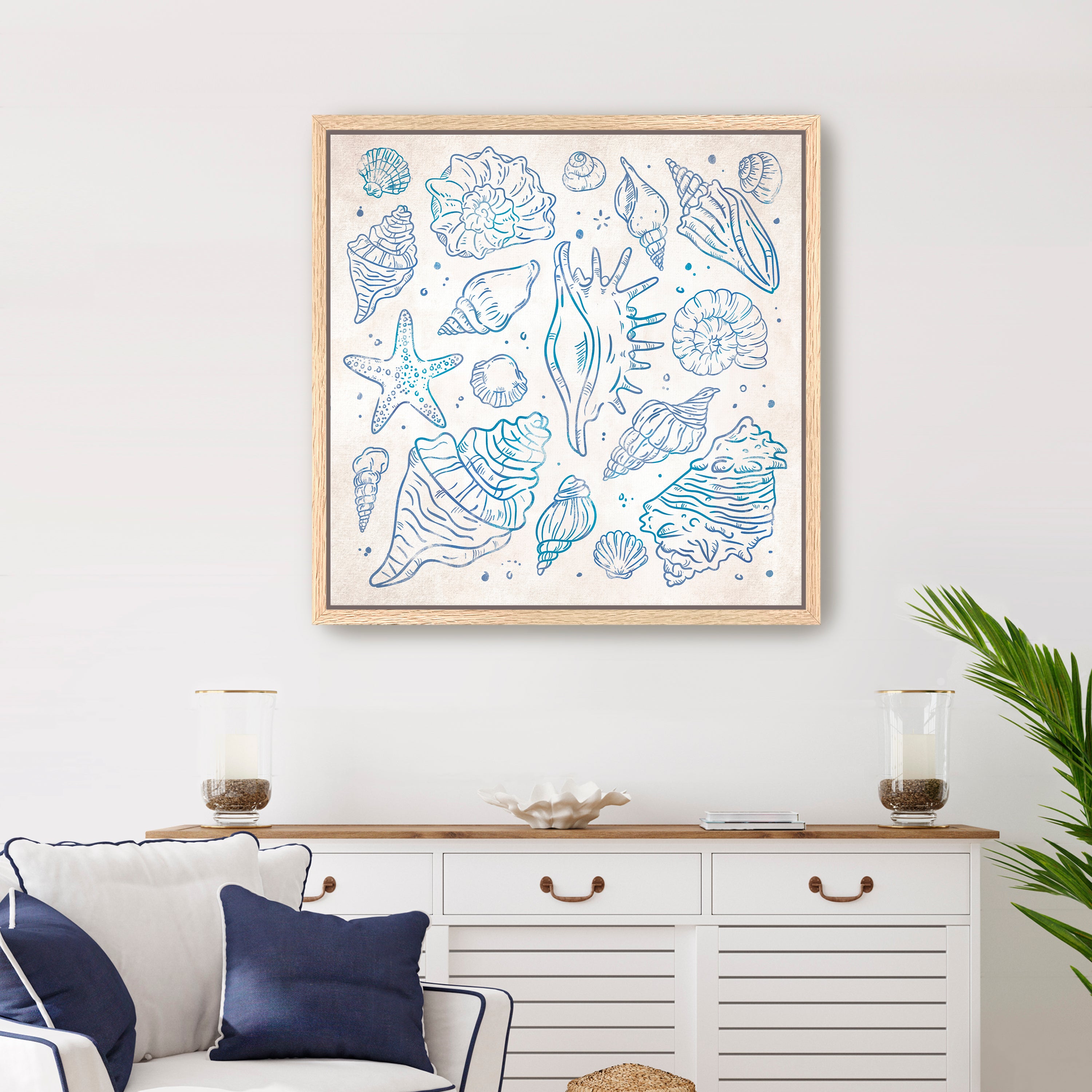 Sea Shells I Canvas Giclee