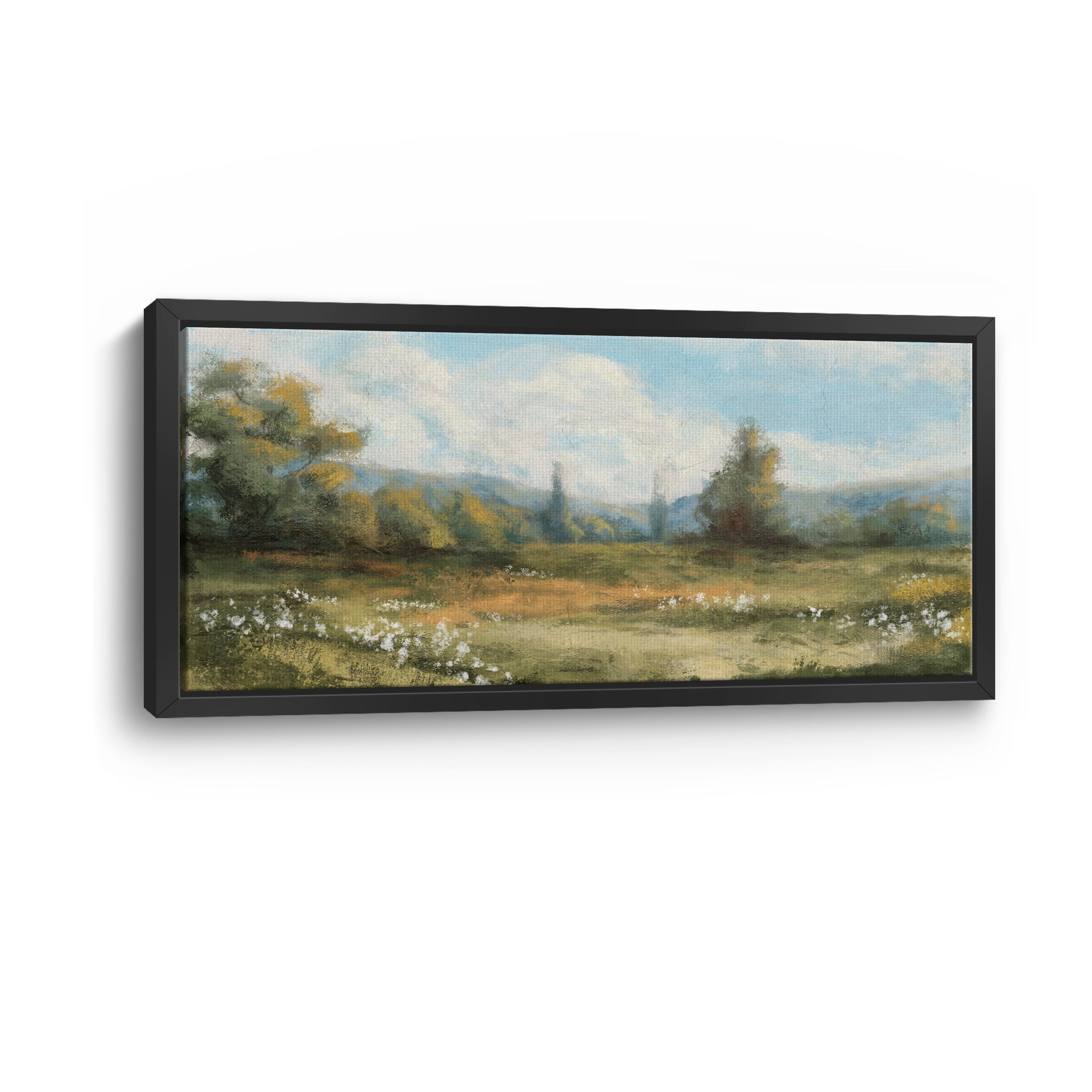 Abstract Panoramic Field Canvas Giclee