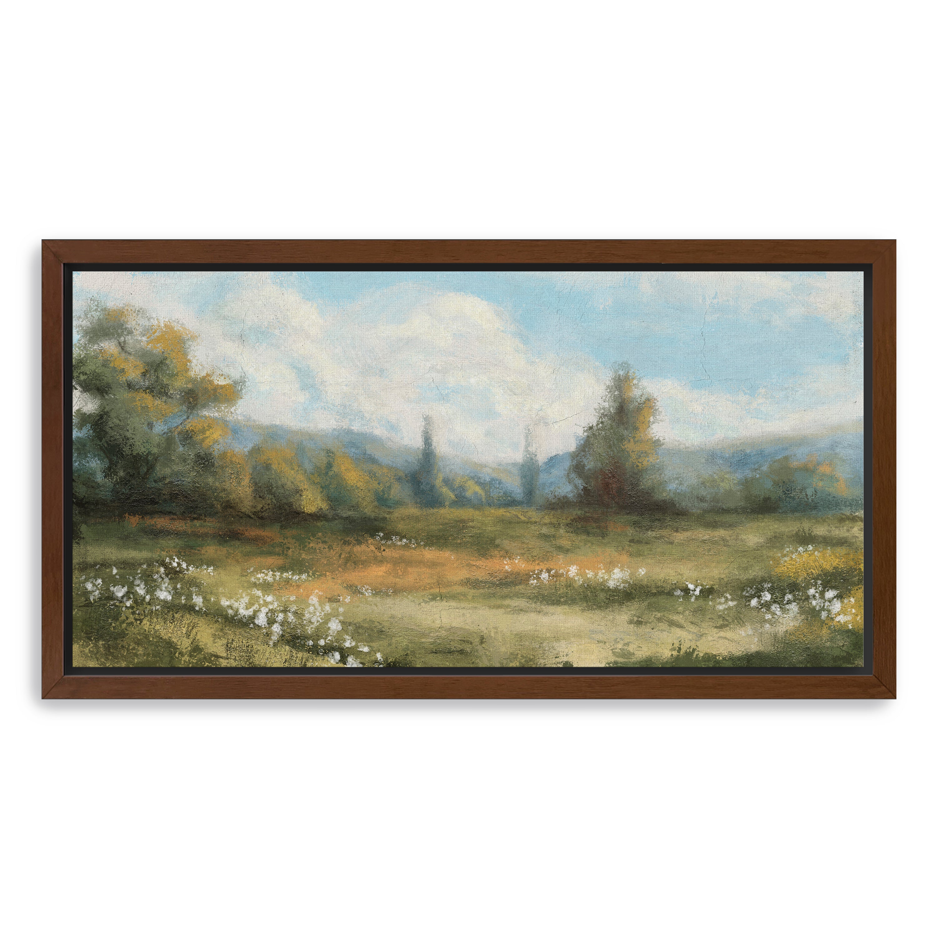 Abstract Panoramic Field Canvas Giclee