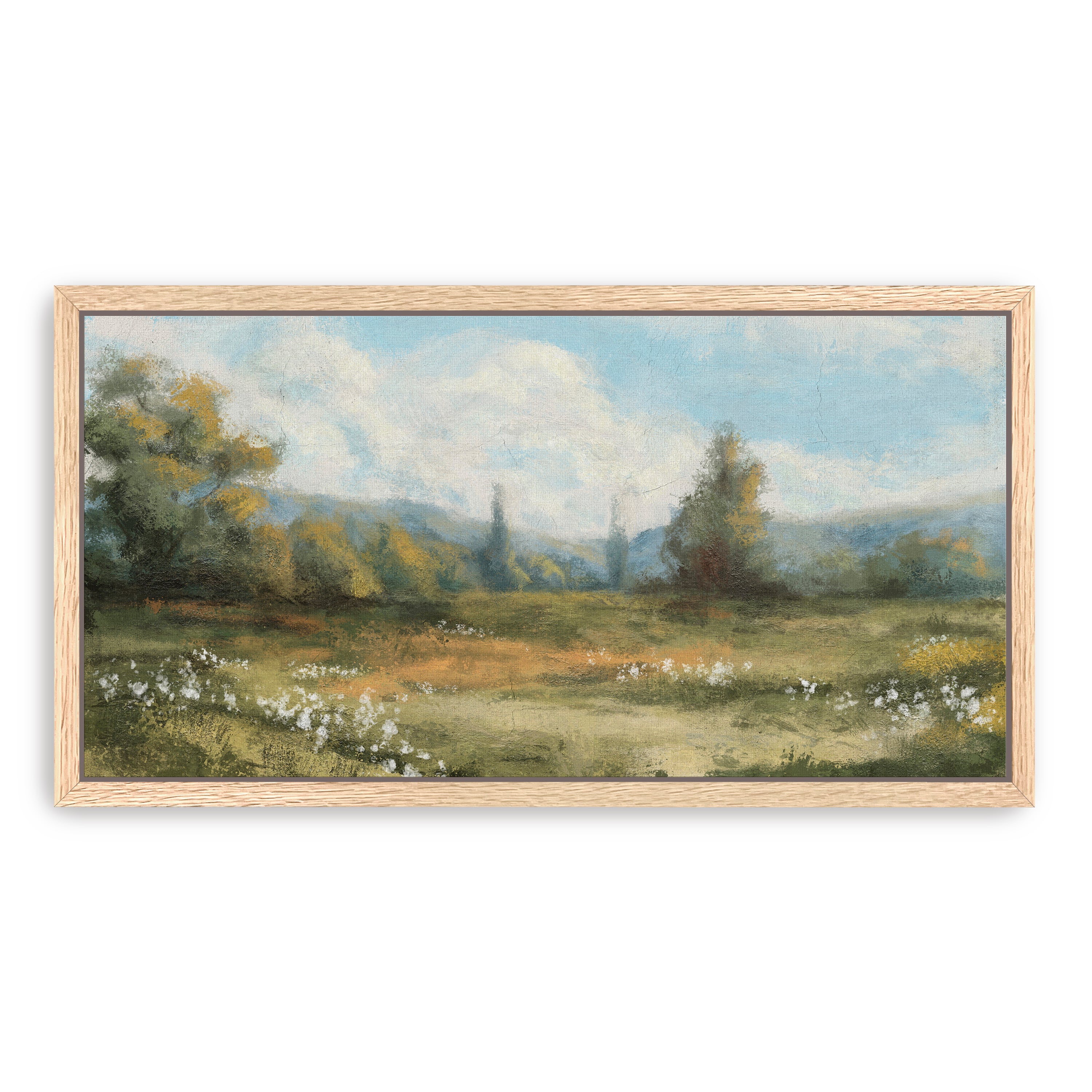 Abstract Panoramic Field Canvas Giclee