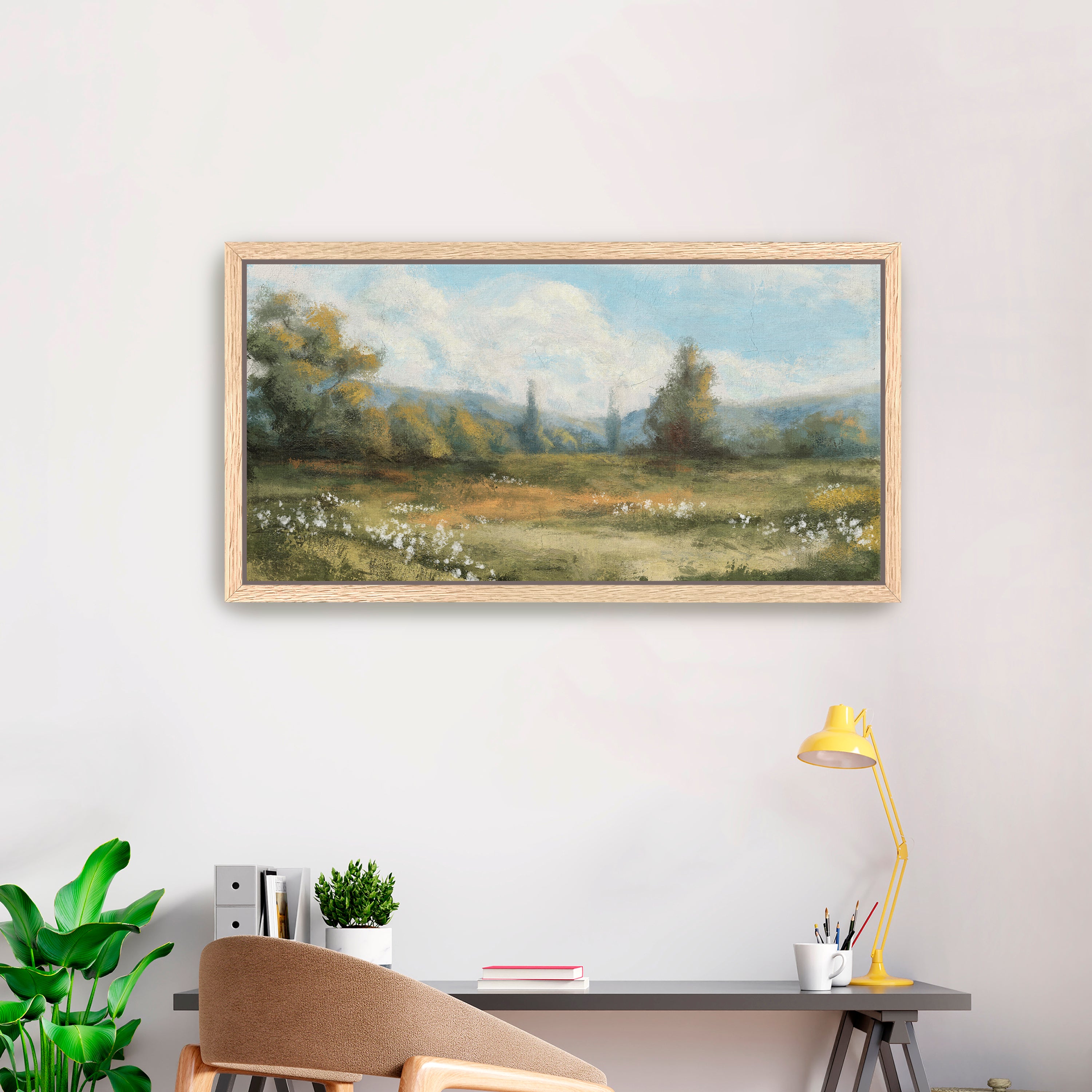 Abstract Panoramic Field Canvas Giclee