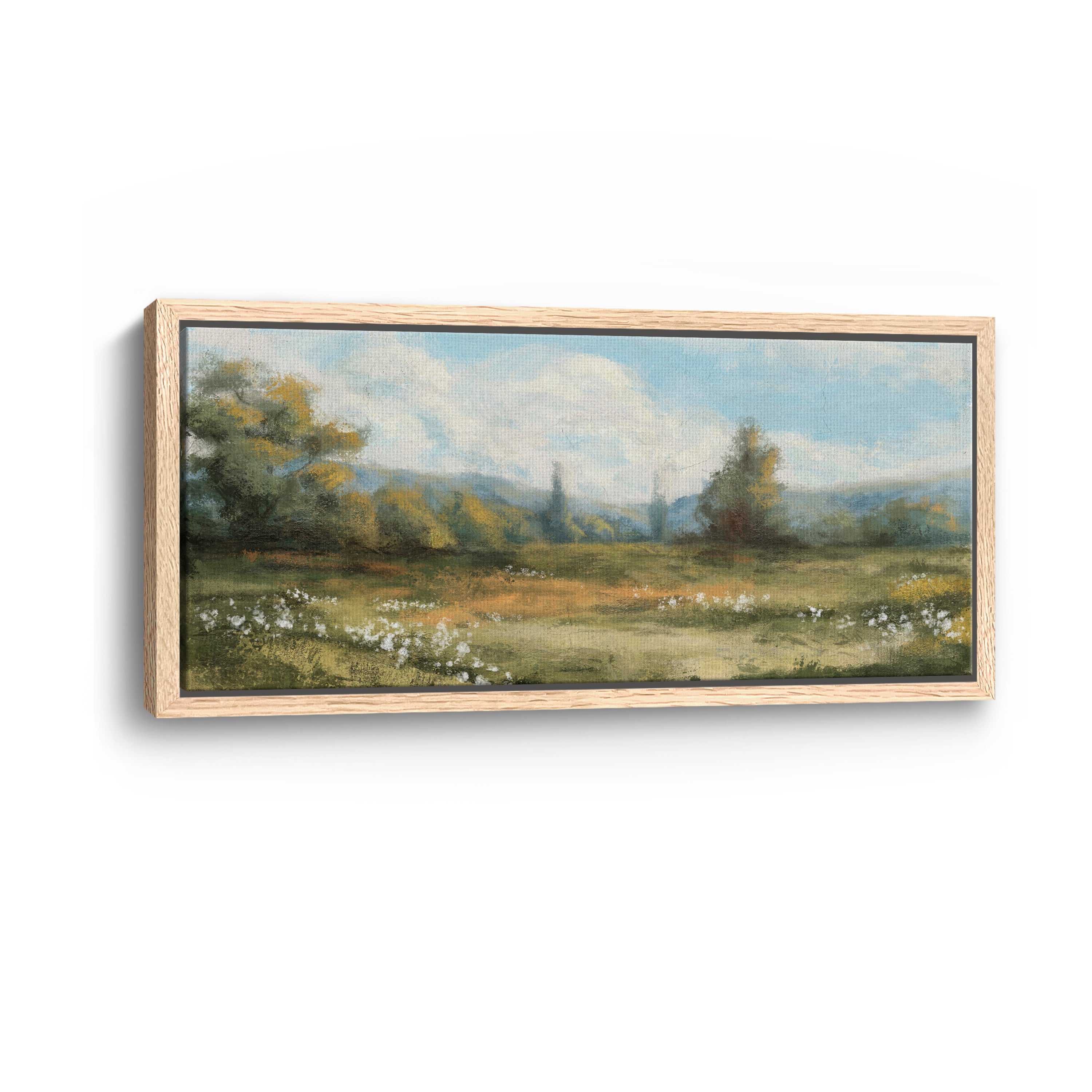 Abstract Panoramic Field Canvas Giclee