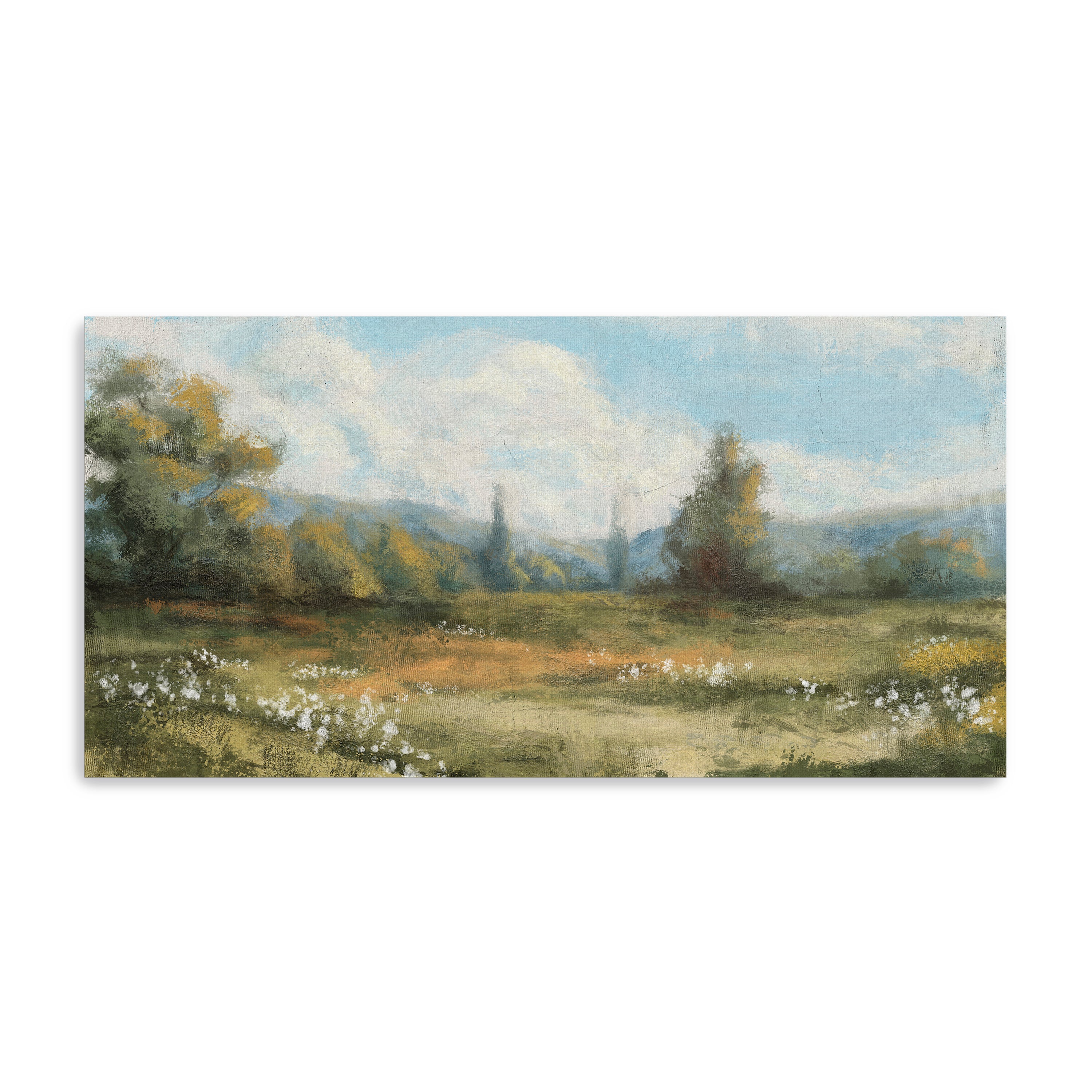 Abstract Panoramic Field Canvas Giclee