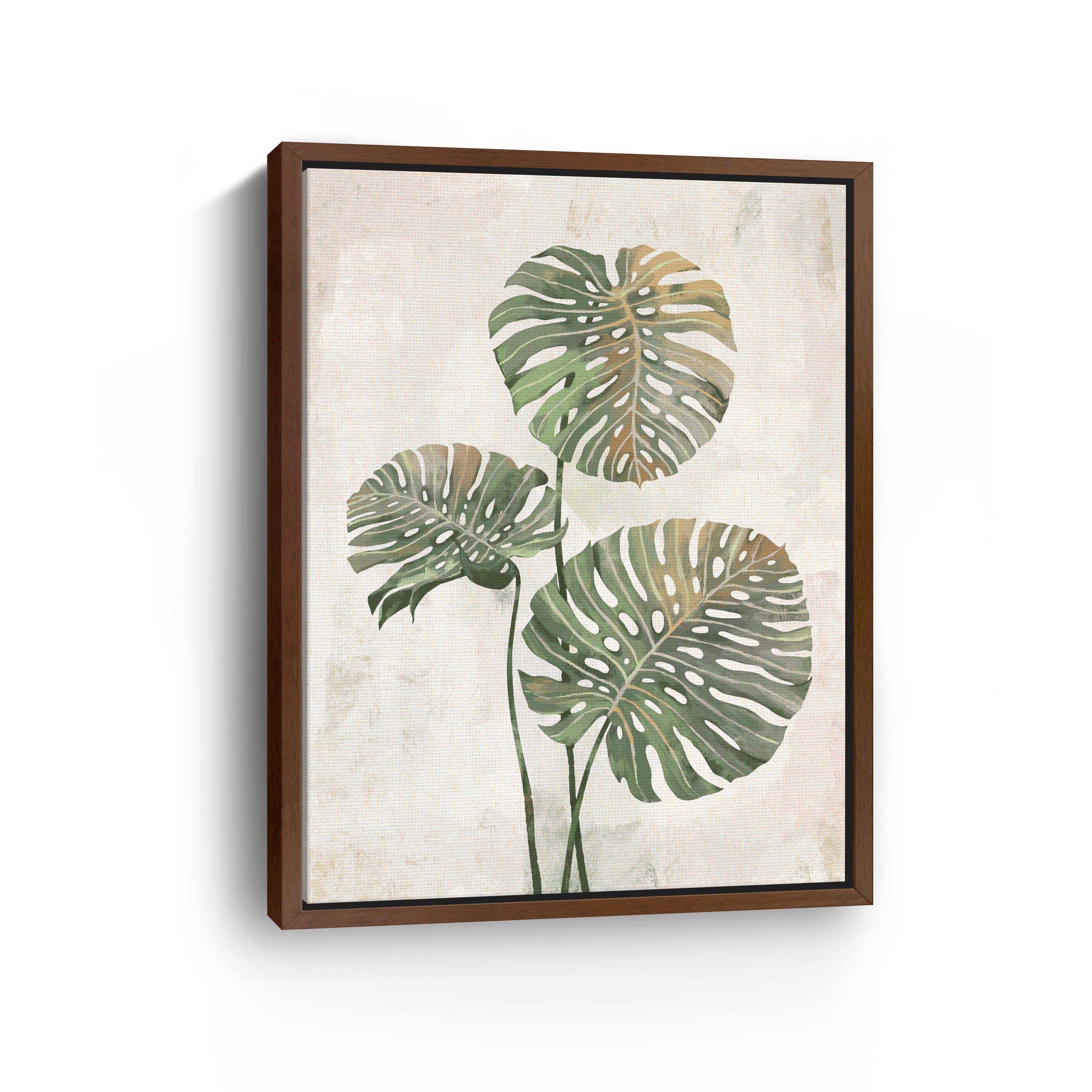 Monstera Leaves Canvas Giclee