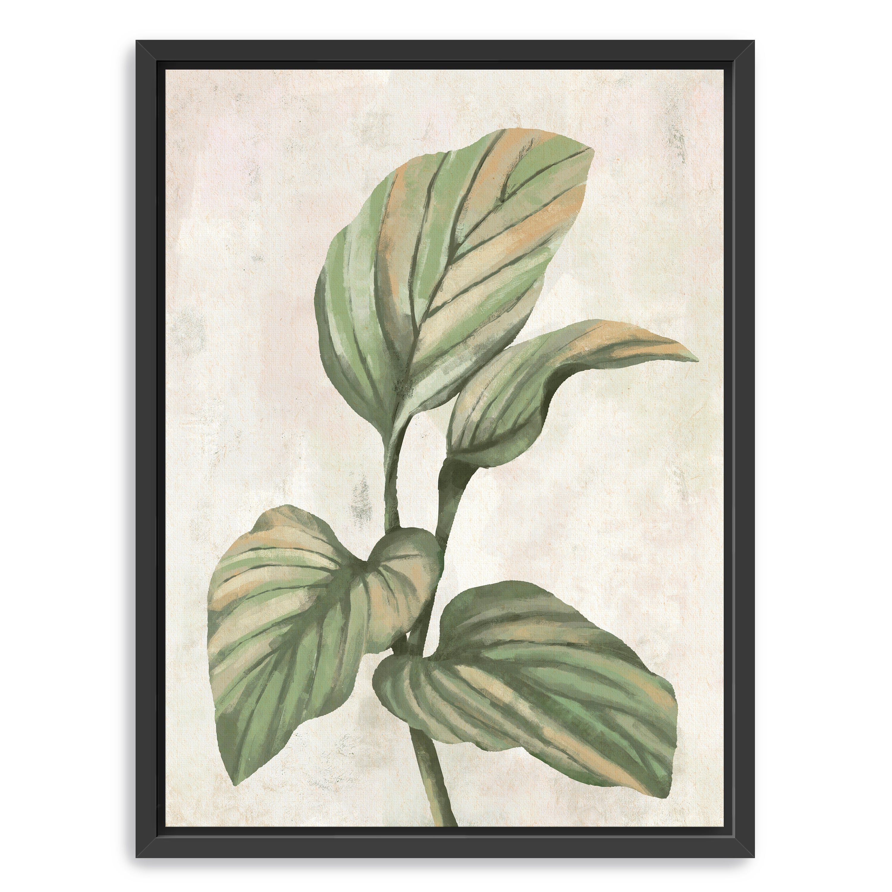 Tropical Leaves Canvas Giclee