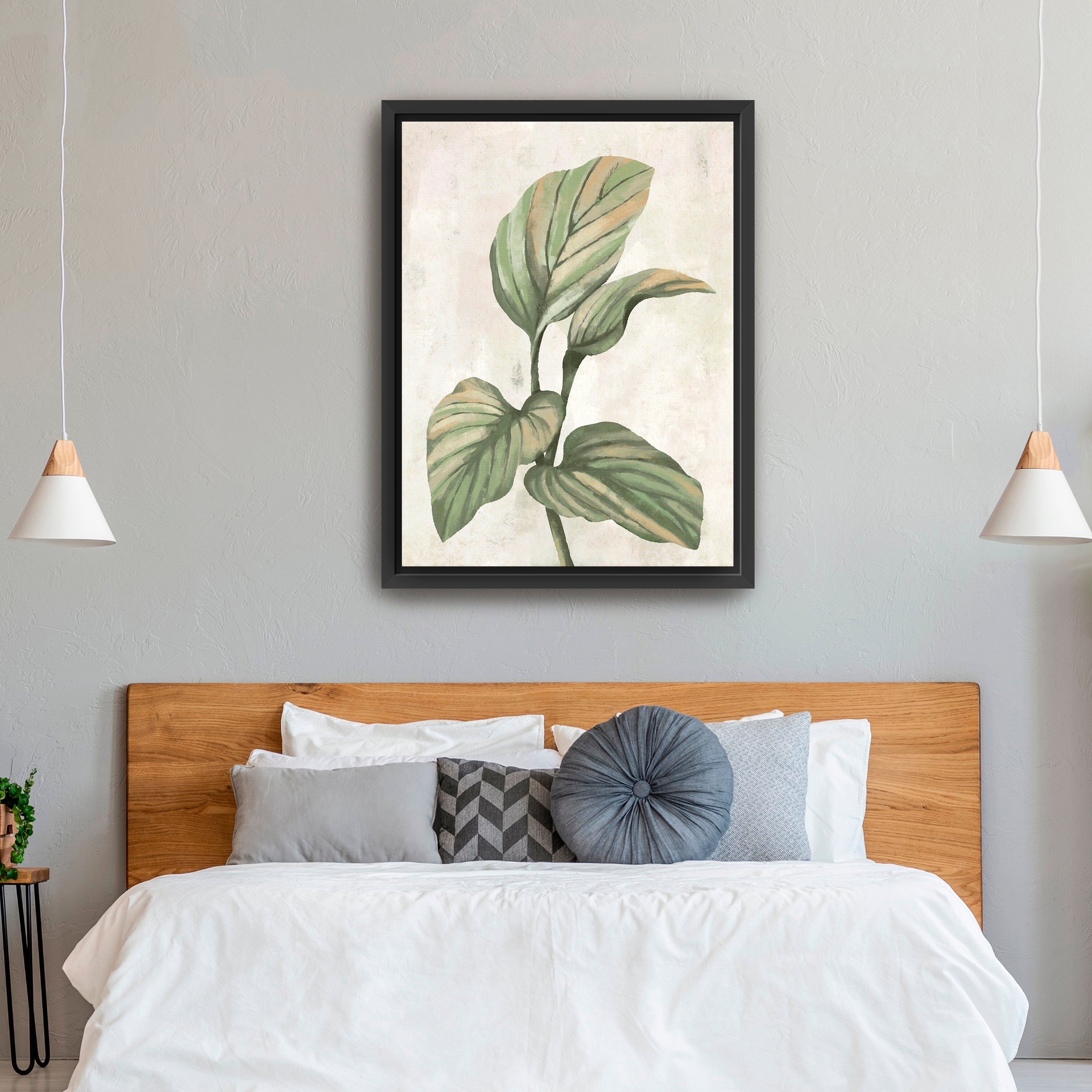 Tropical Leaves Canvas Giclee
