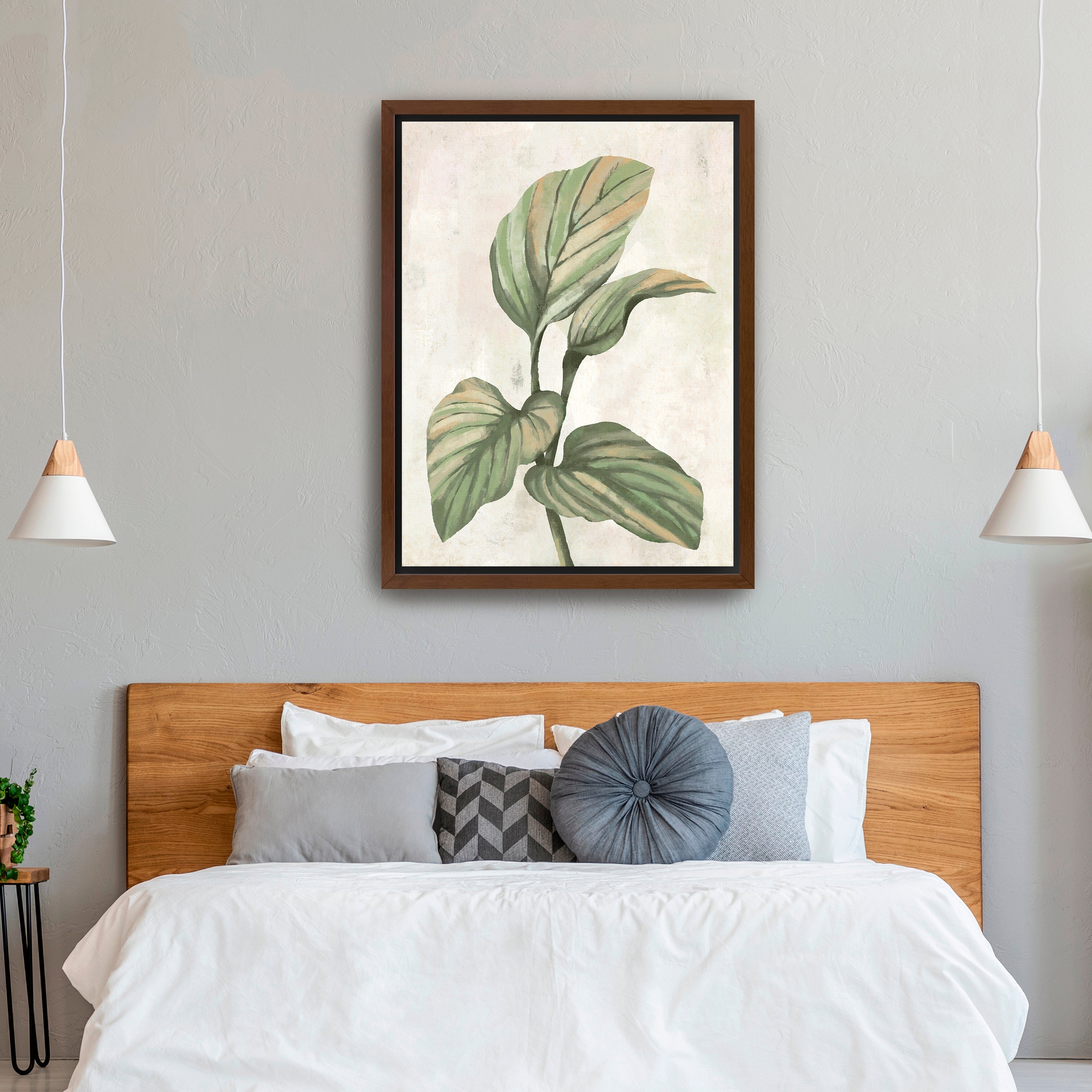Tropical Leaves Canvas Giclee