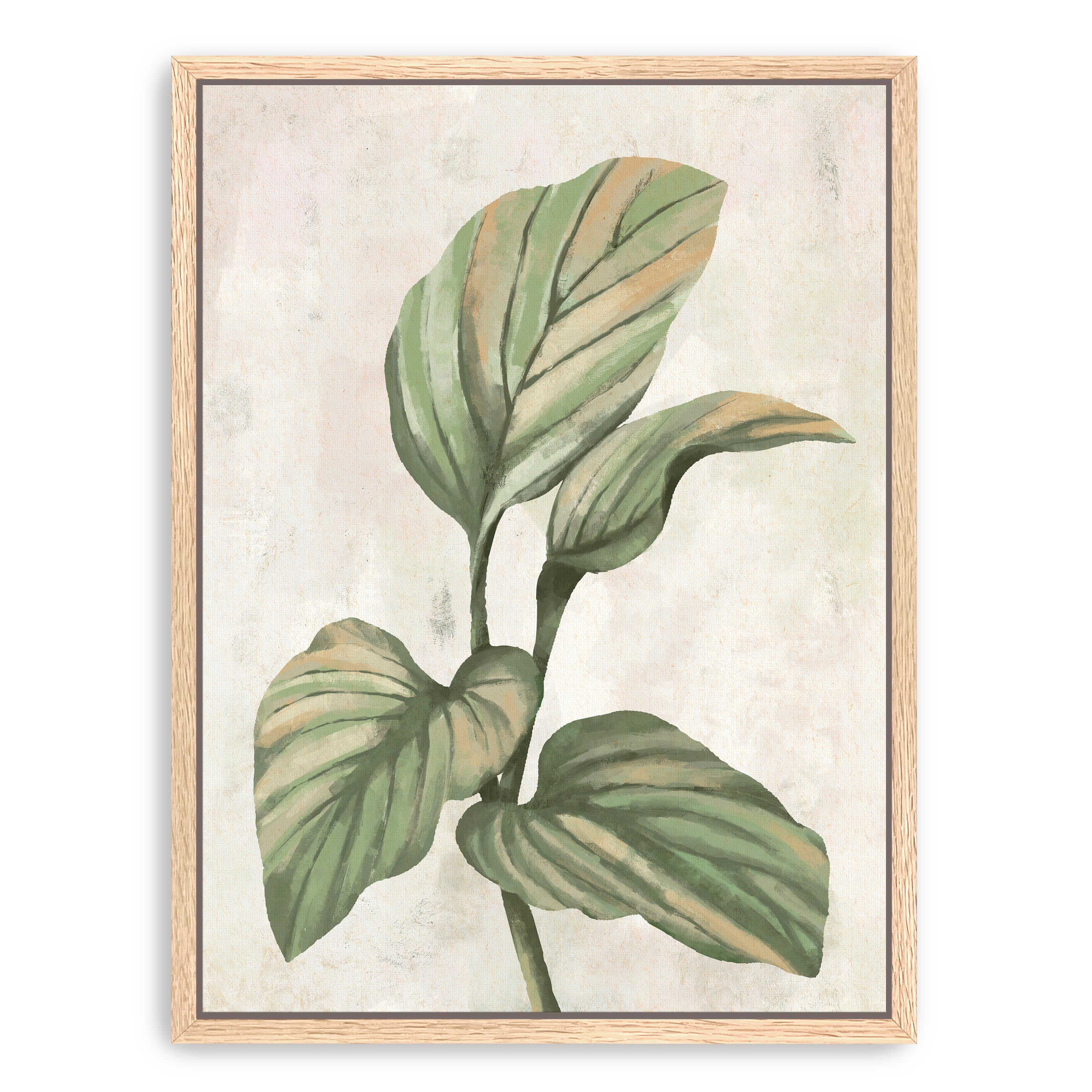 Tropical Leaves Canvas Giclee