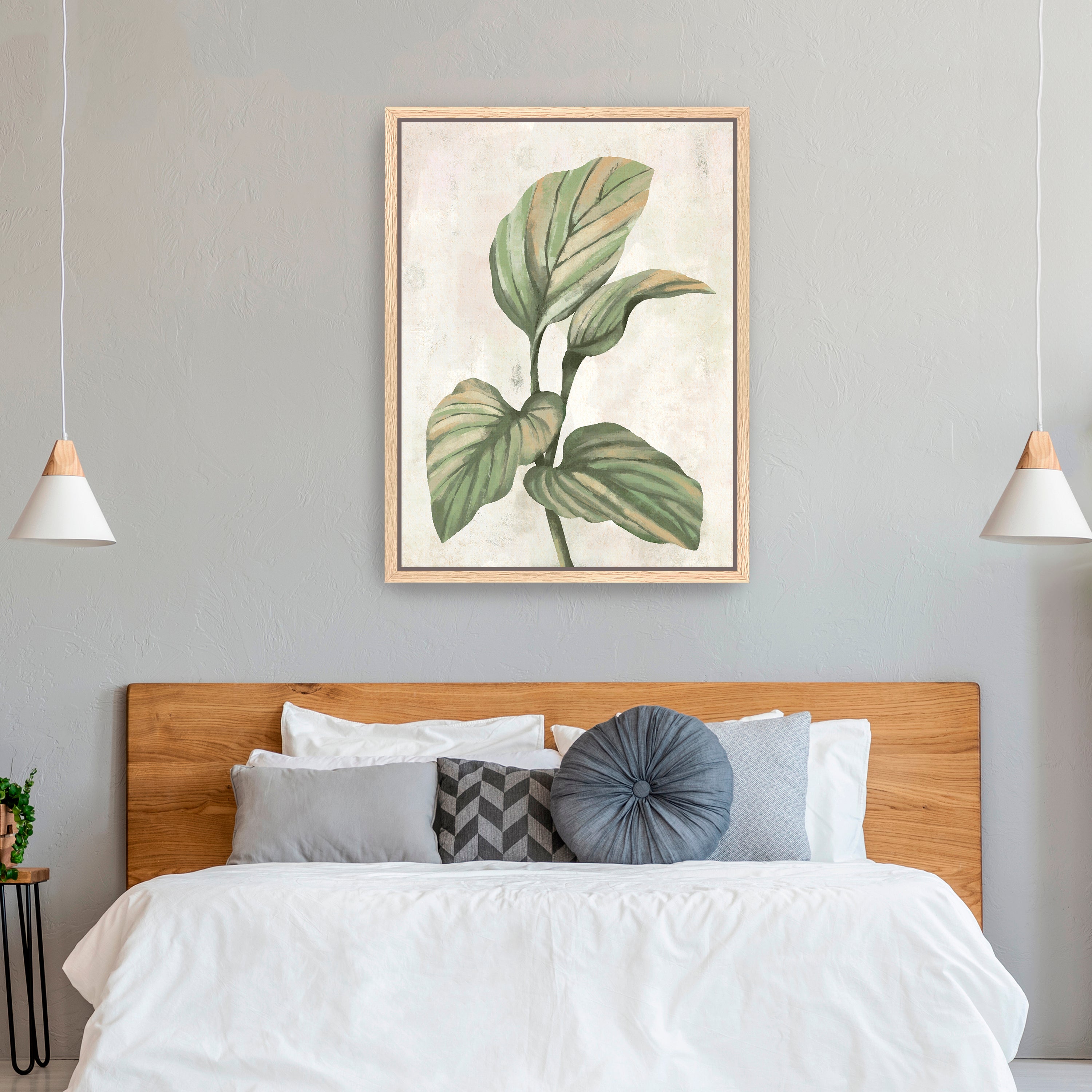 Tropical Leaves Canvas Giclee
