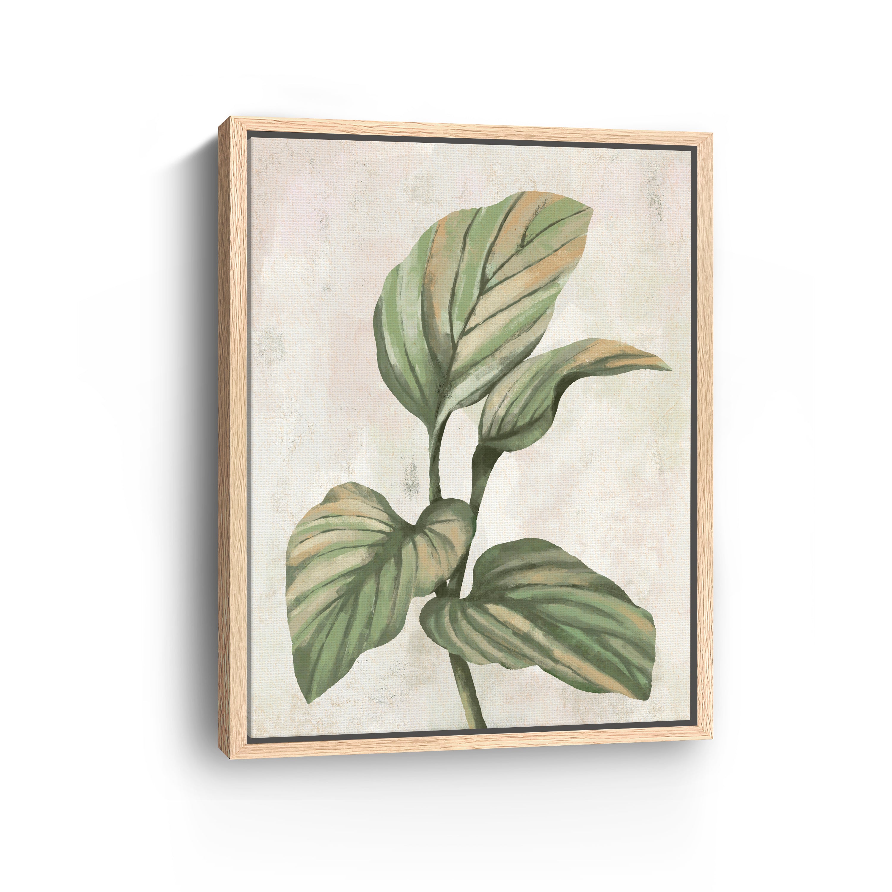 Tropical Leaves Canvas Giclee