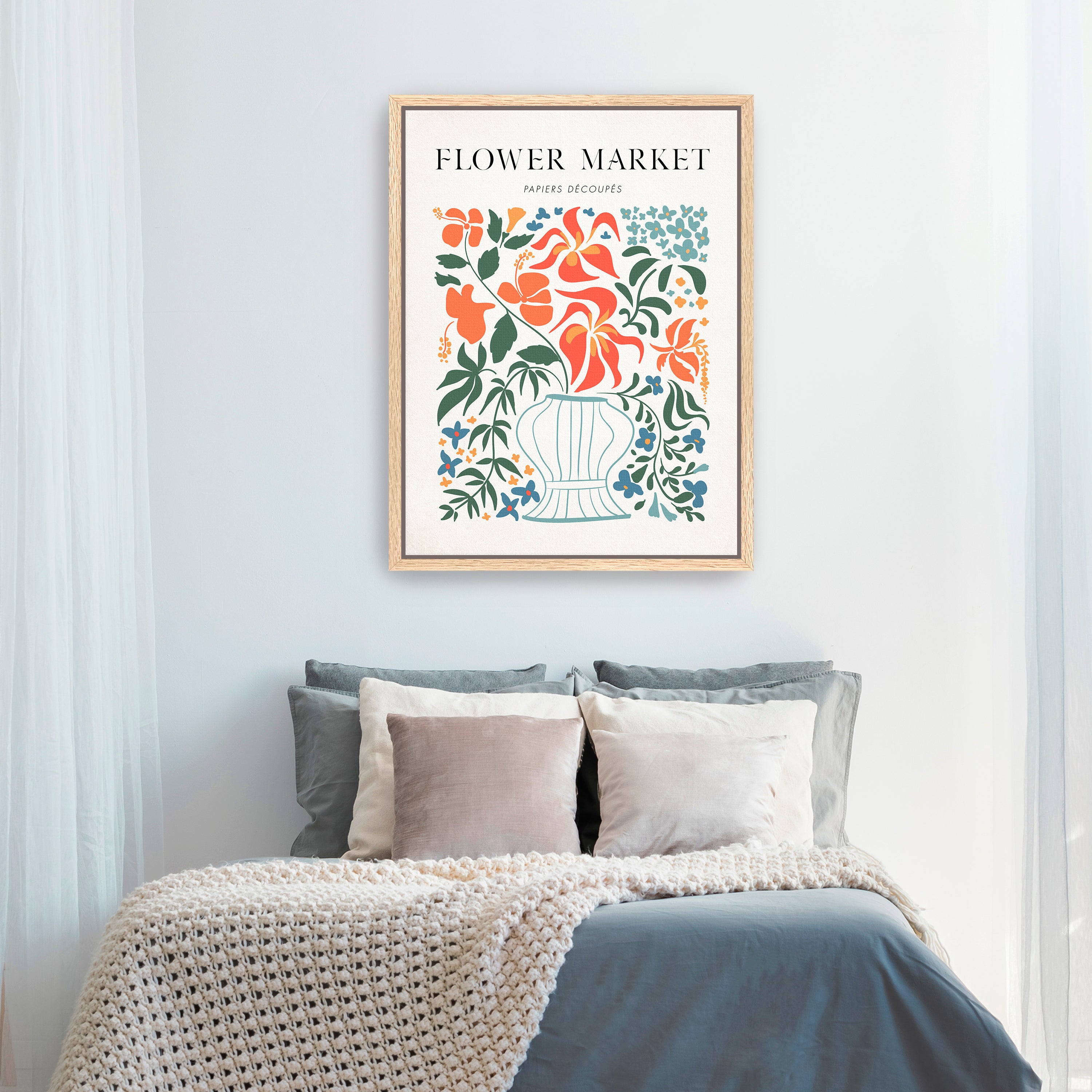 Flower pot Matisse Canvas Giclee Wall Art
