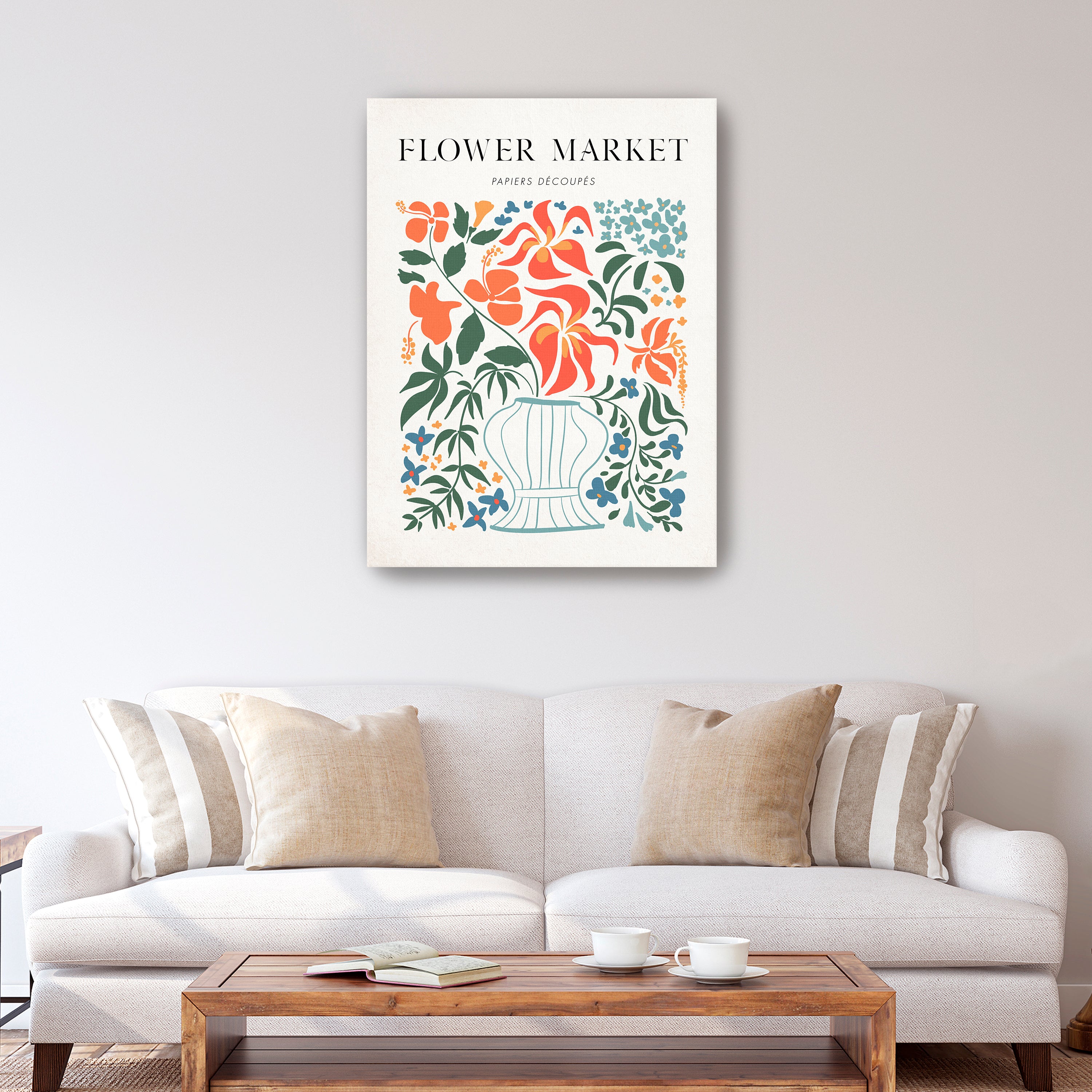 Flower pot Matisse Canvas Giclee Wall Art