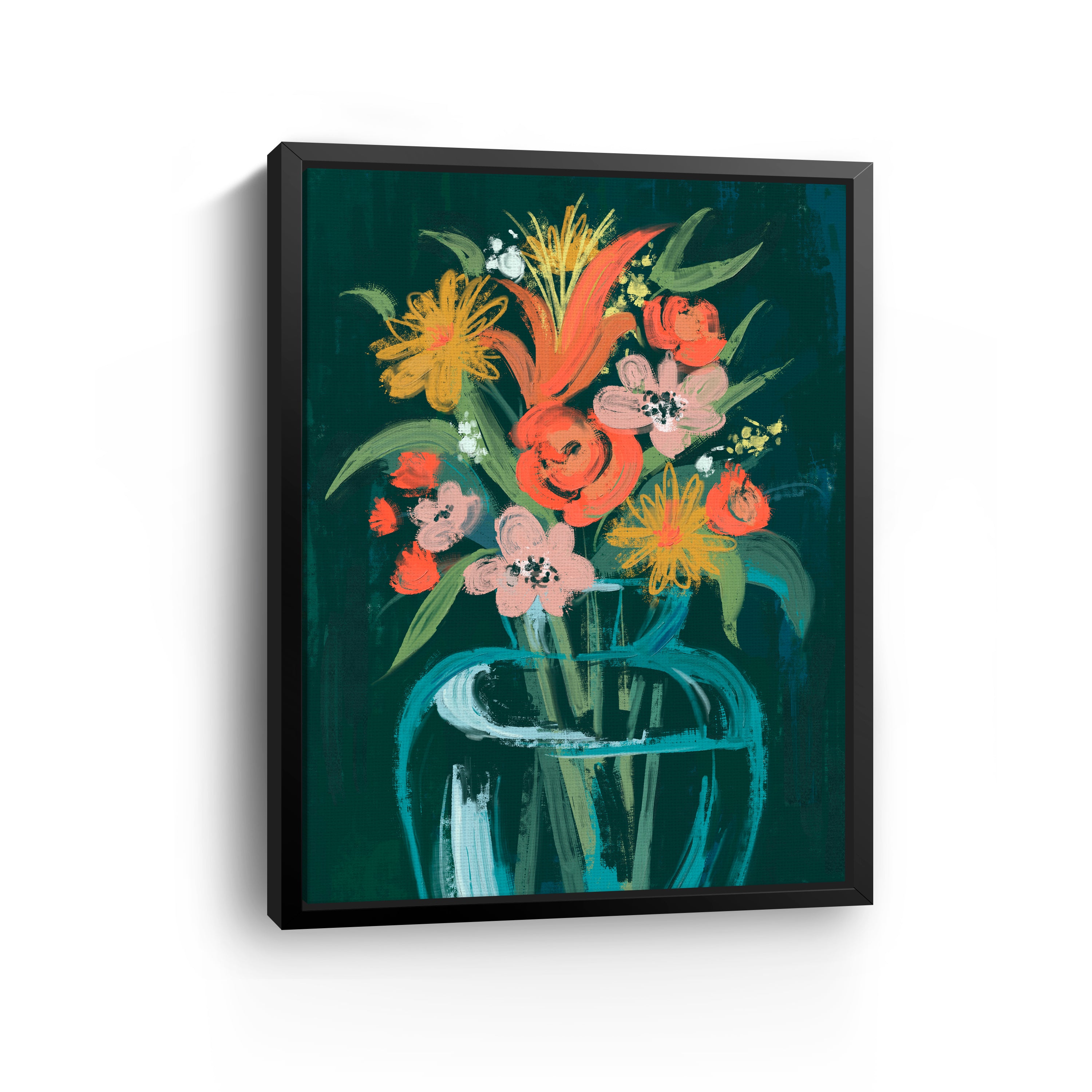 Abstract vase Canvas Giclee