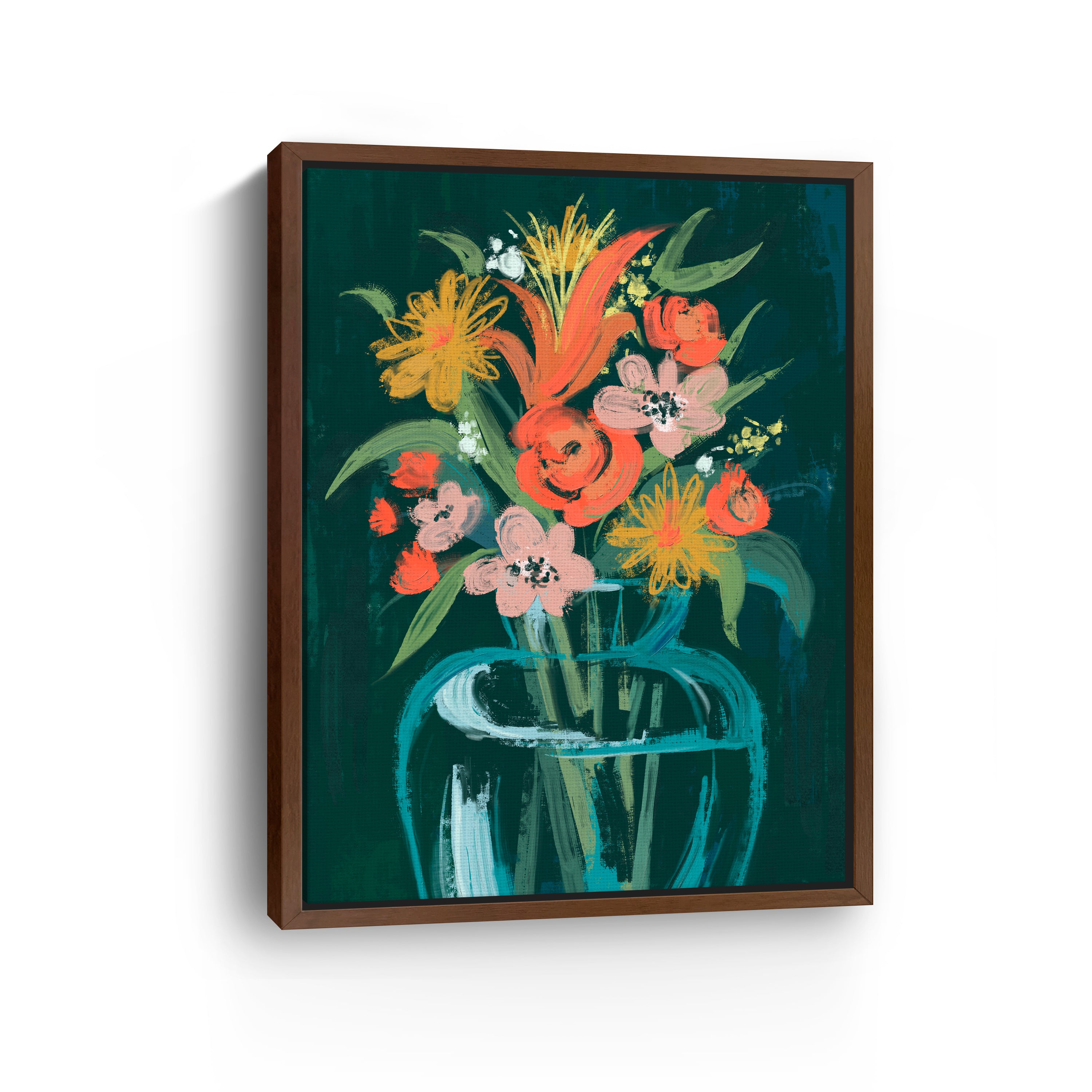 Abstract vase Canvas Giclee