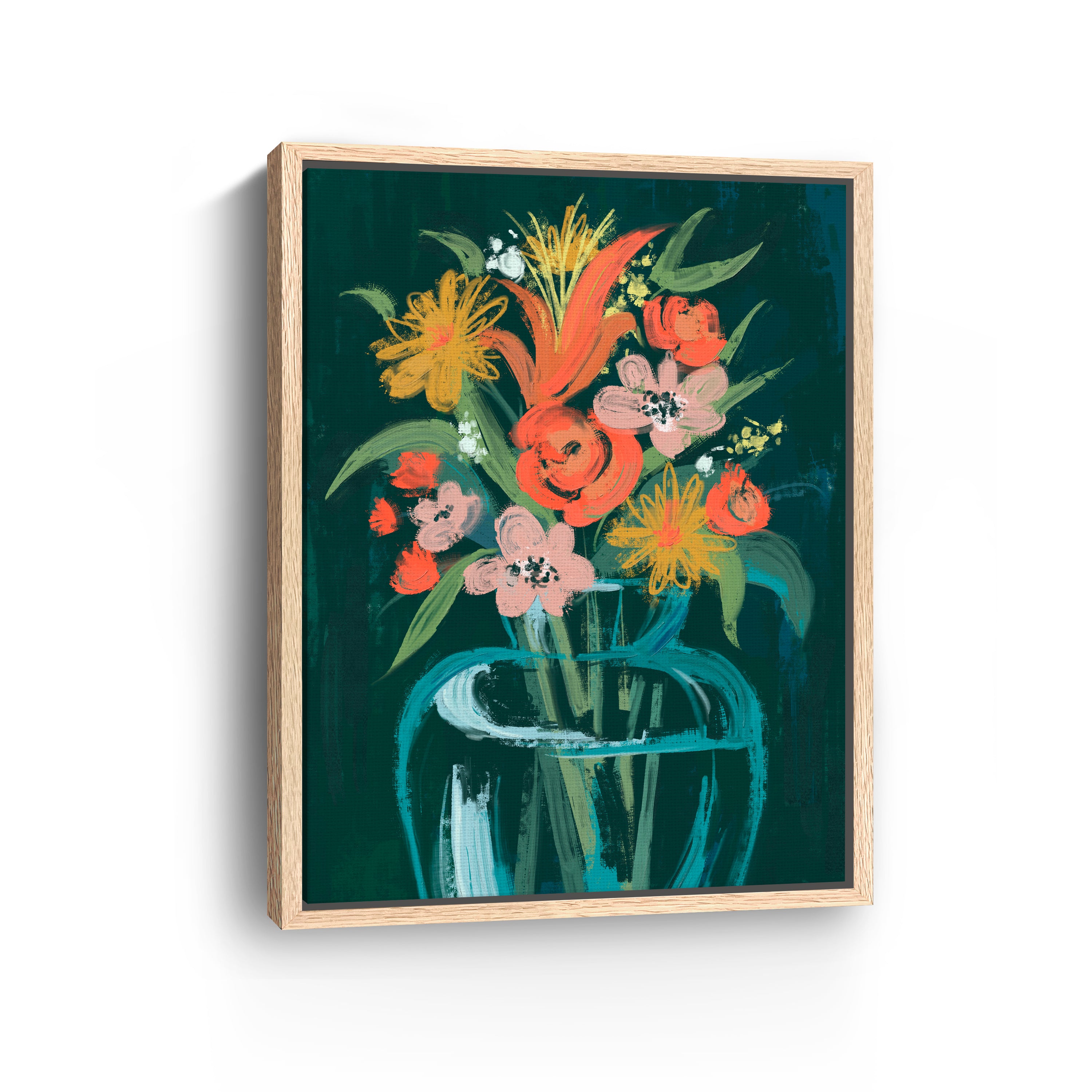Abstract vase Canvas Giclee