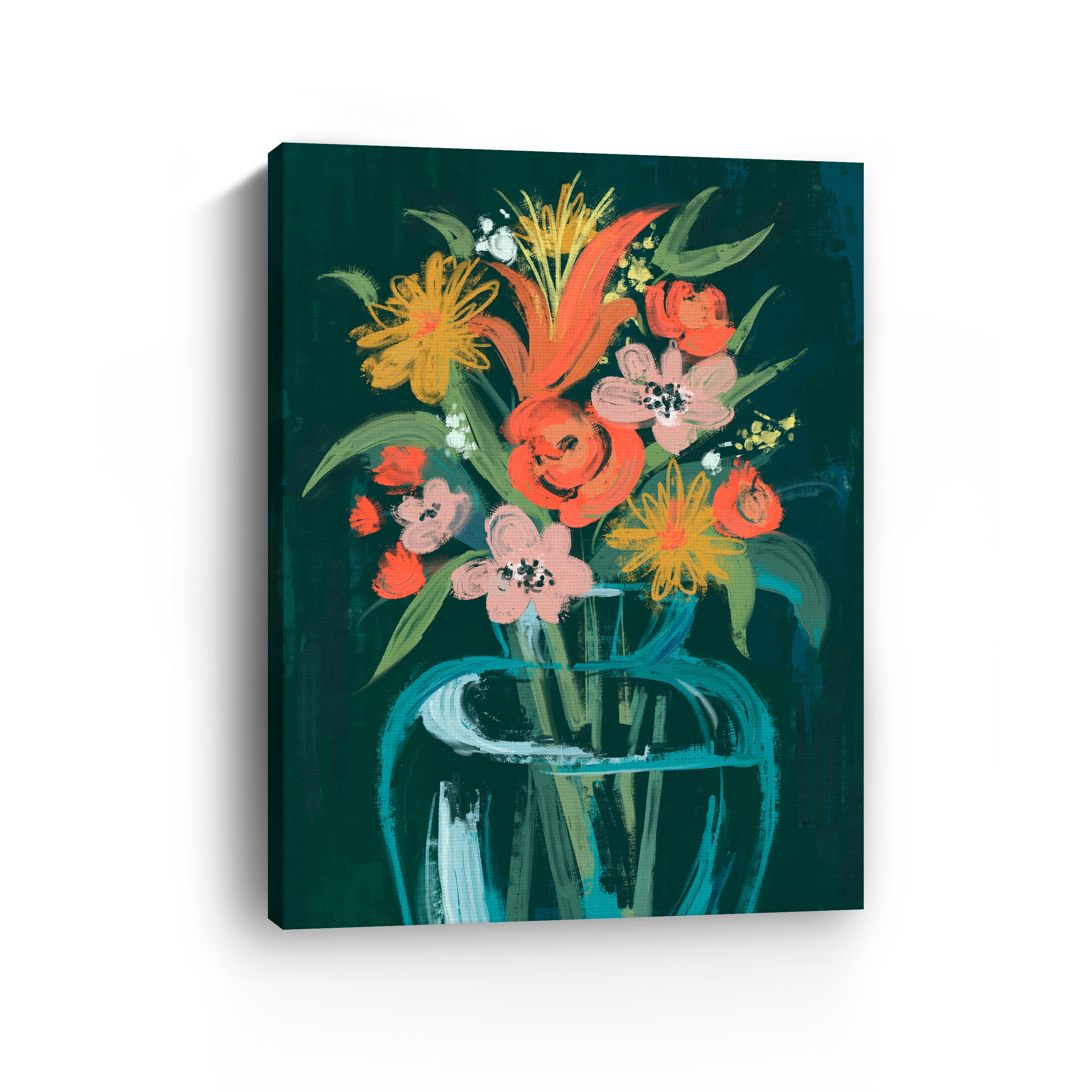 Abstract vase Canvas Giclee