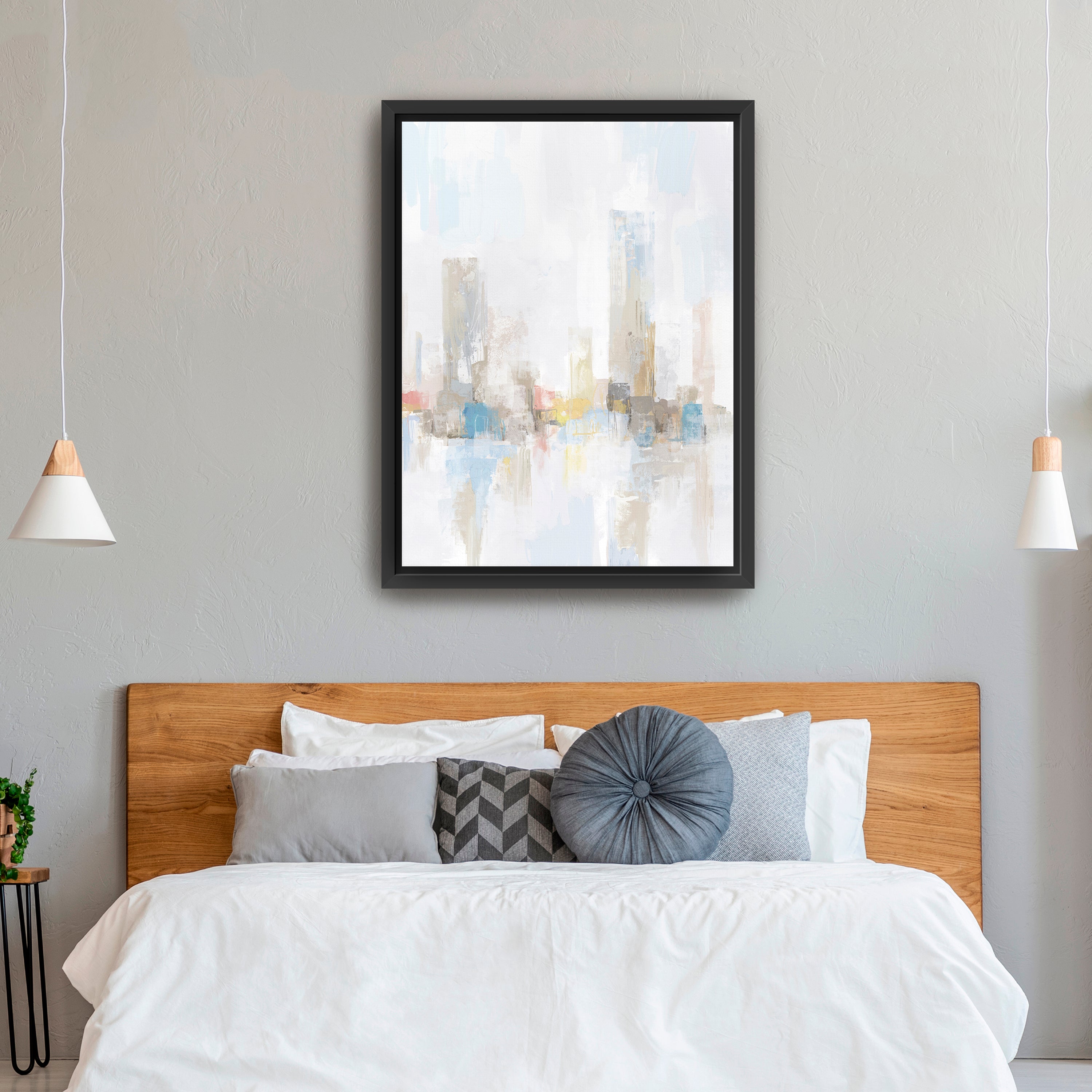 Sleeping City Canvas Giclee Wall Art