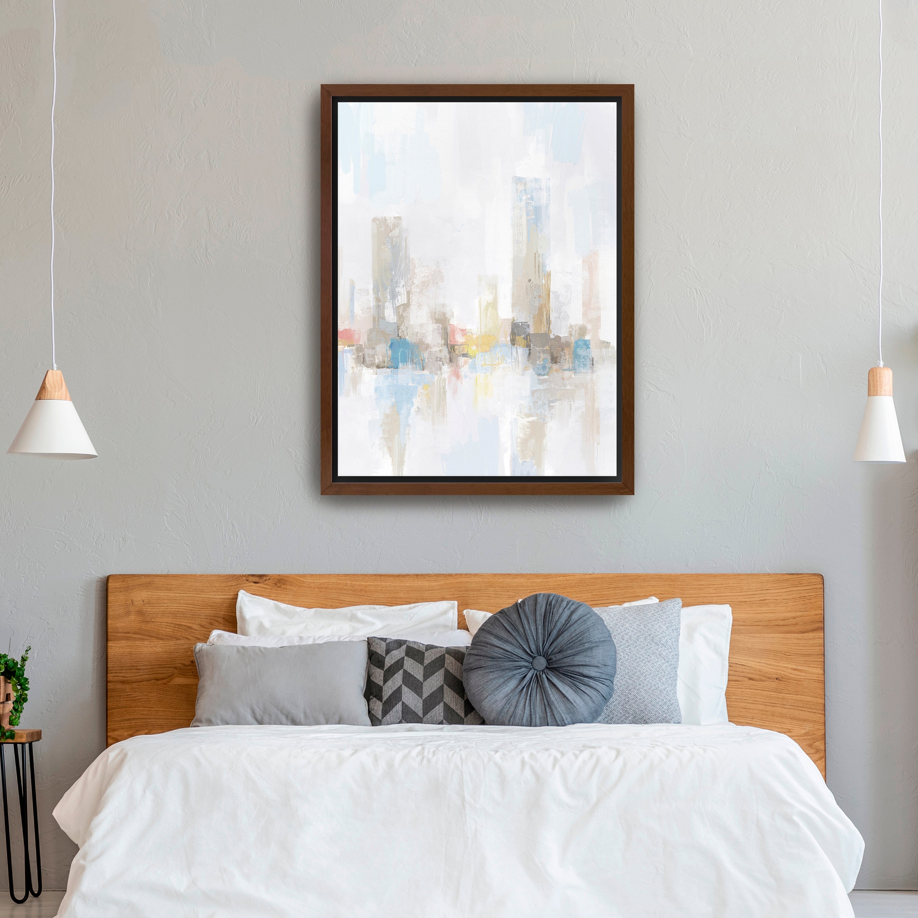Sleeping City Canvas Giclee Wall Art