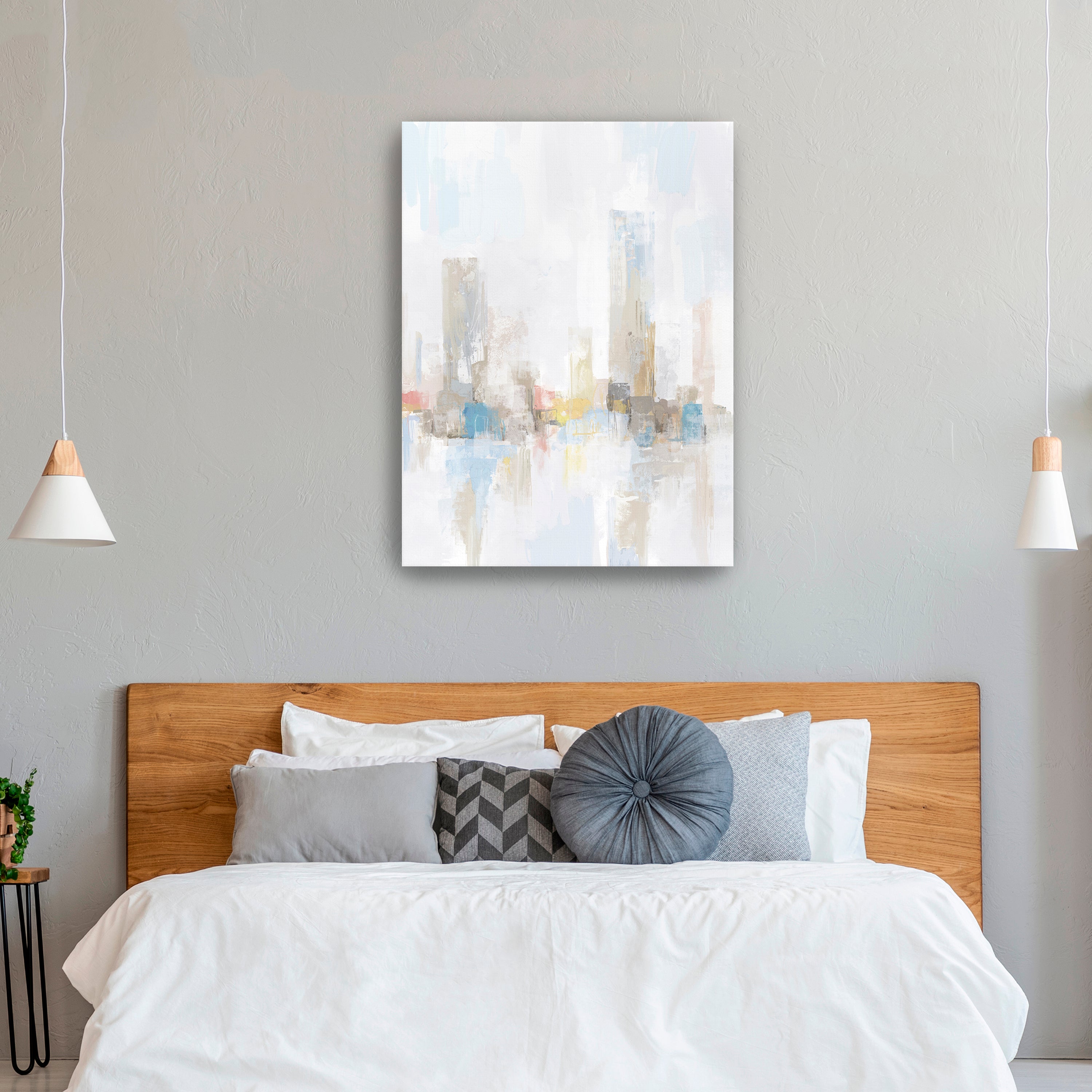 Sleeping City Canvas Giclee Wall Art