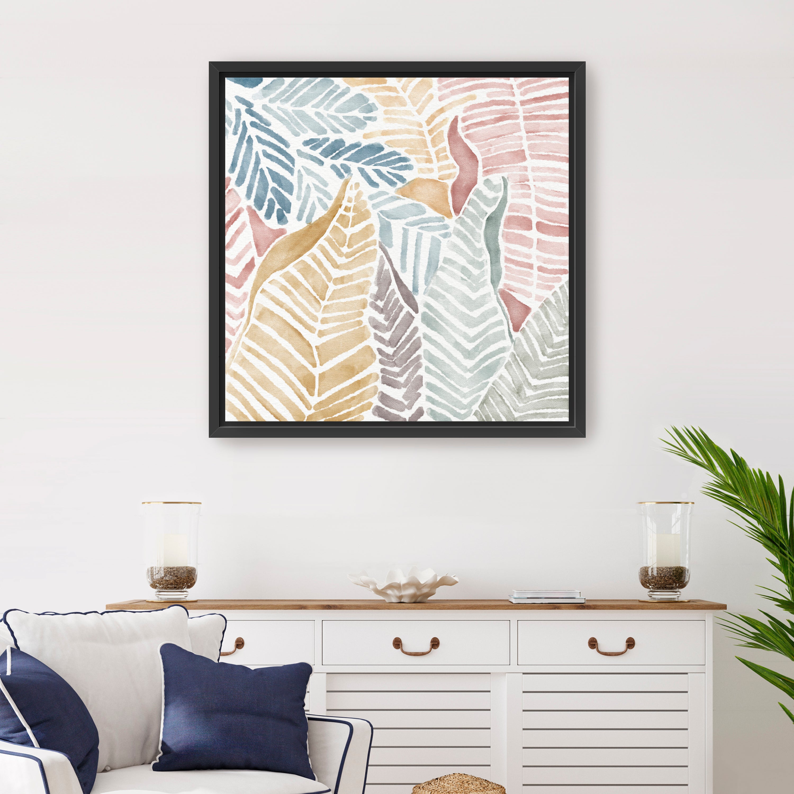 Tropical Garden Canvas Giclee