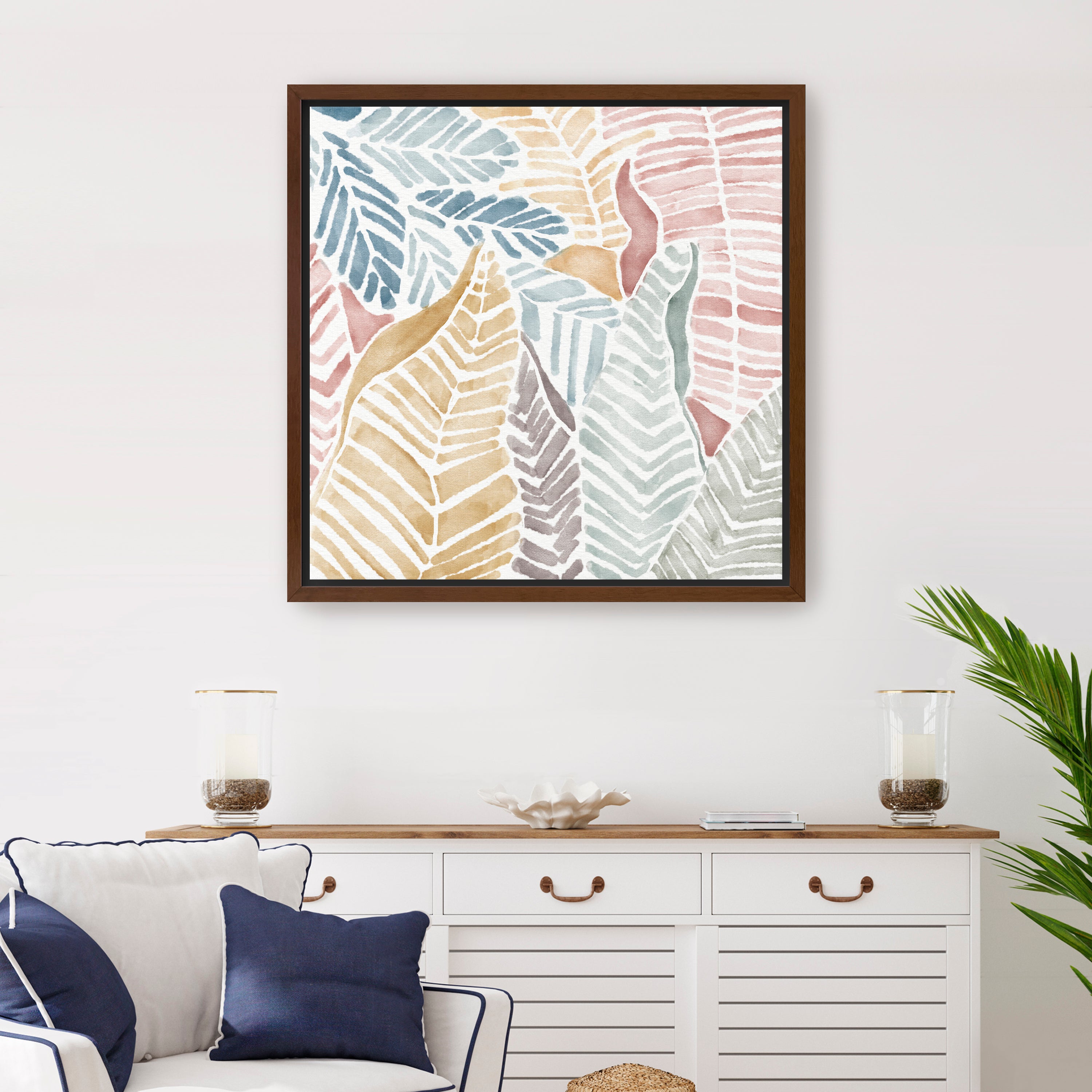 Tropical Garden Canvas Giclee