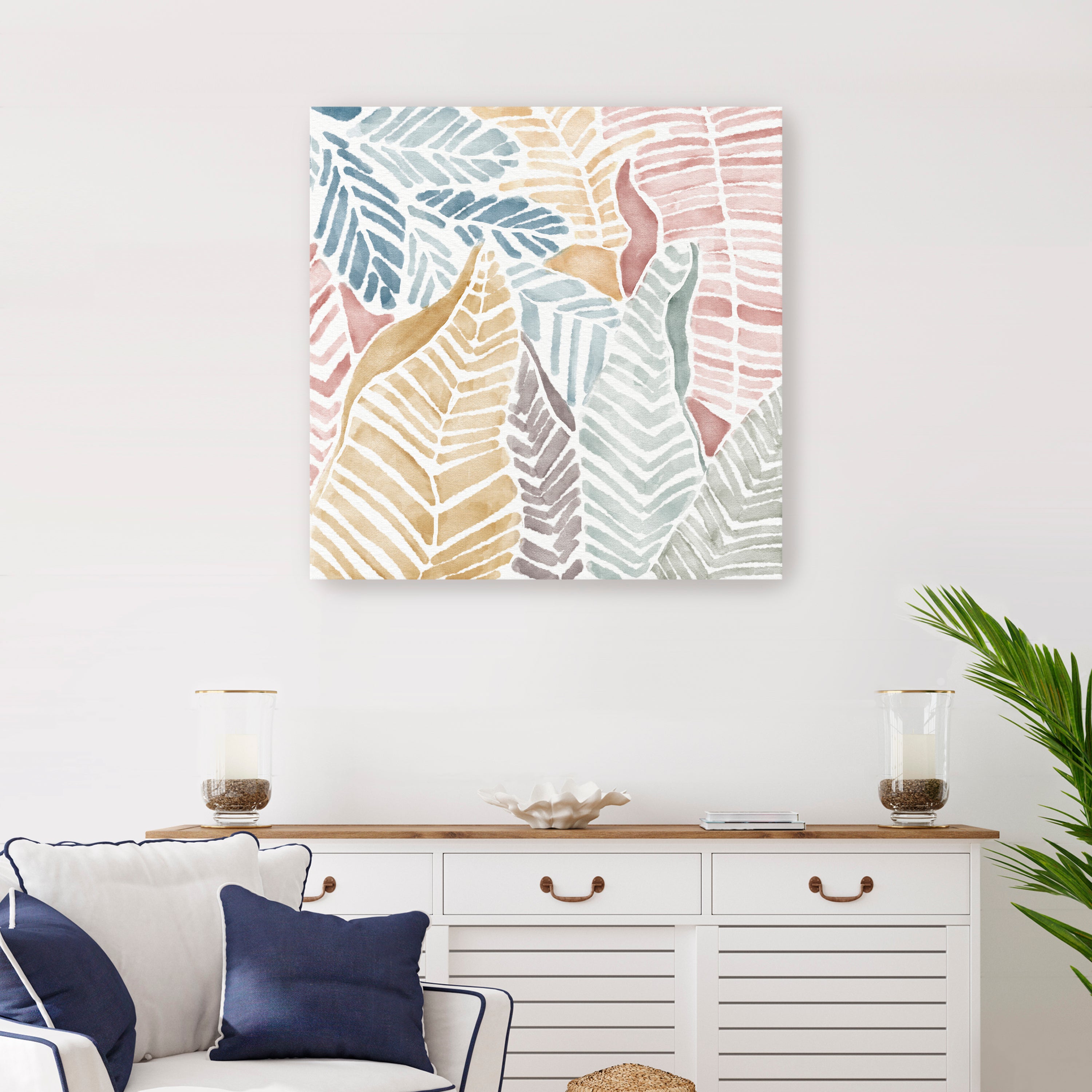 Tropical Garden Canvas Giclee