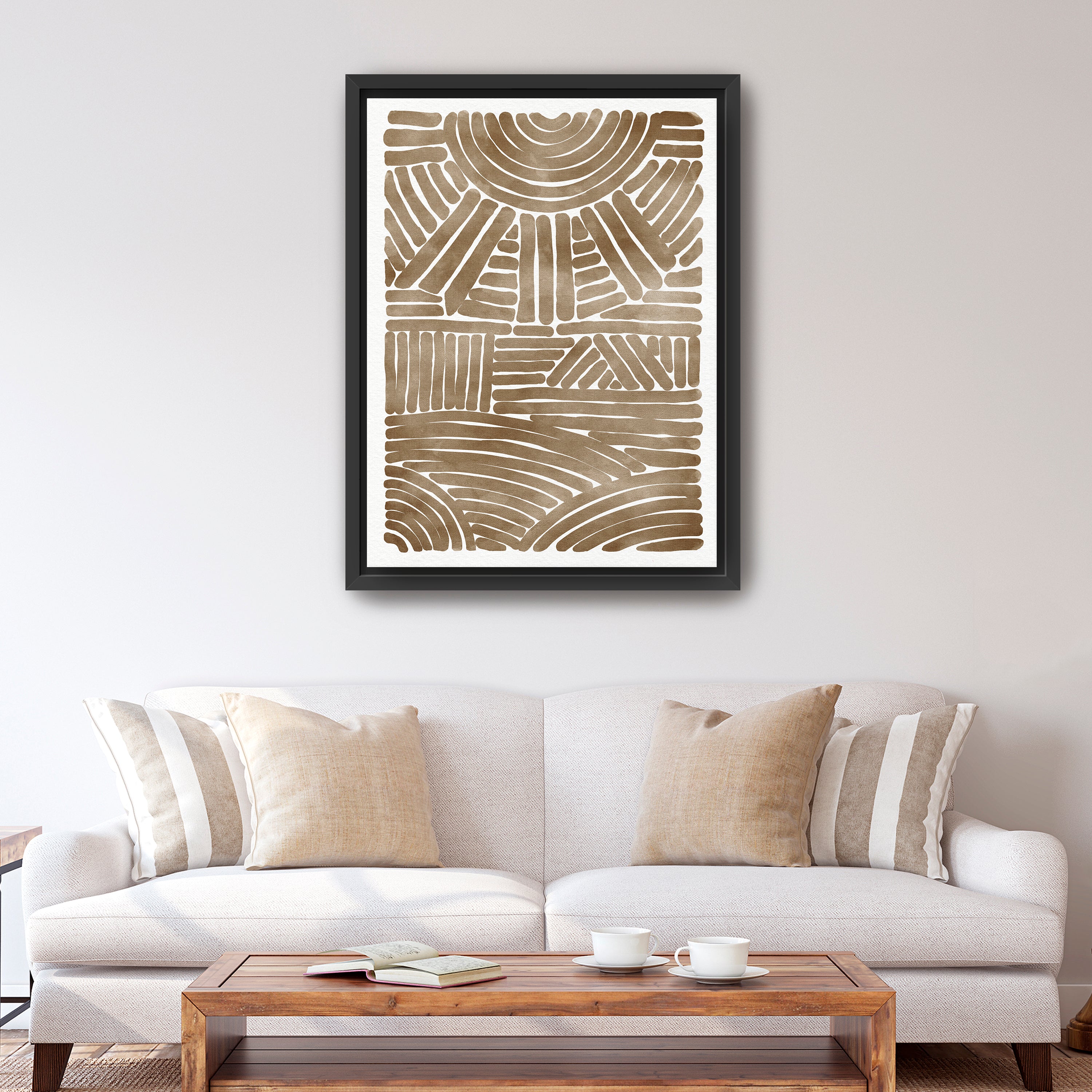 Walking in the Sun Canvas Giclee