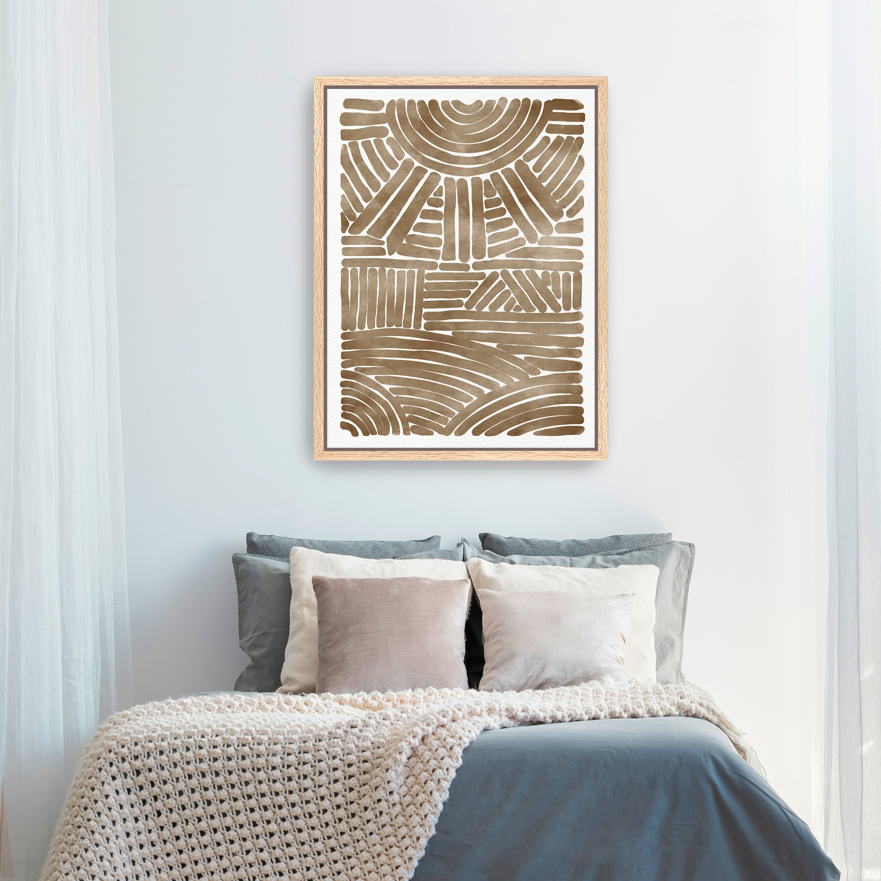 Walking in the Sun Canvas Giclee
