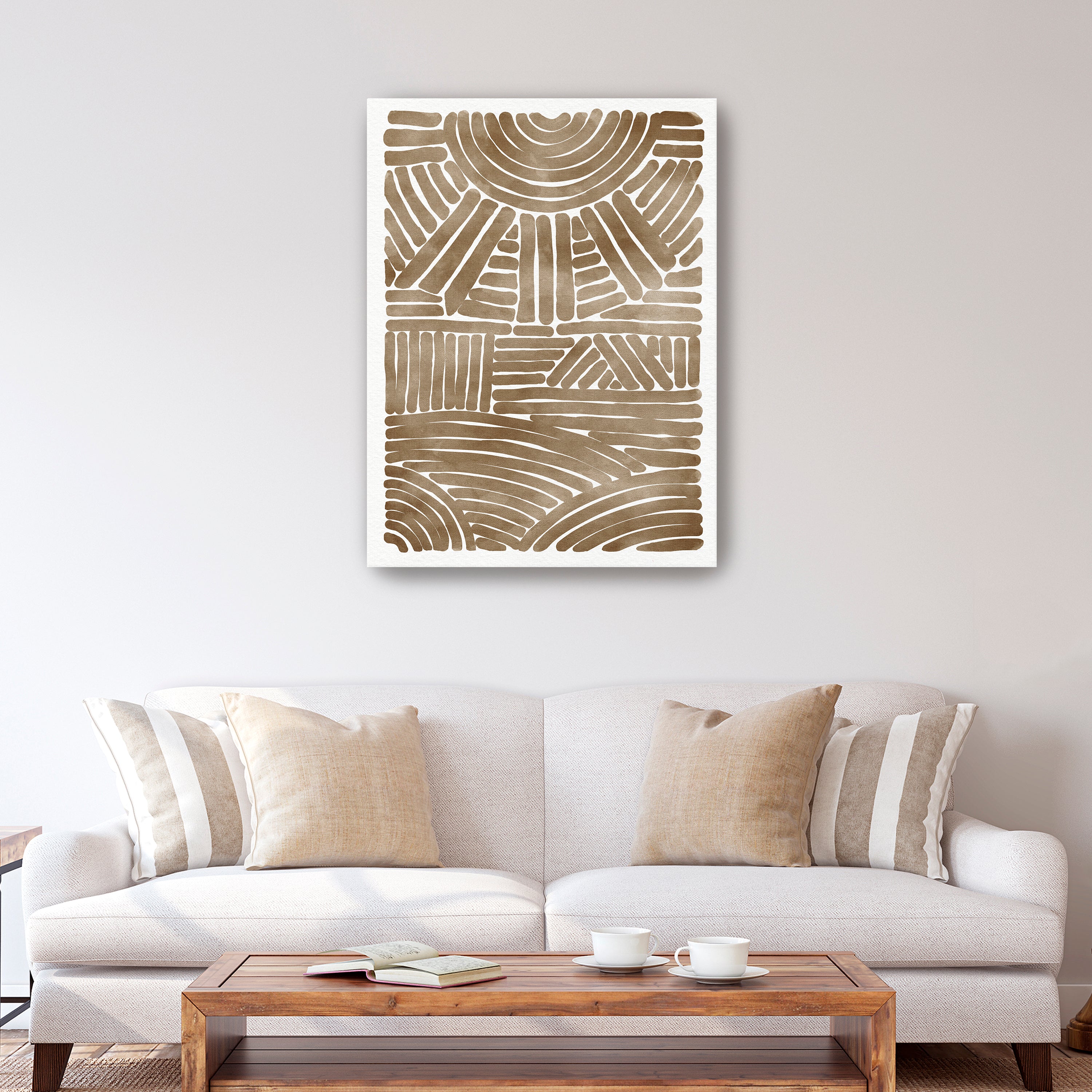 Walking in the Sun Canvas Giclee