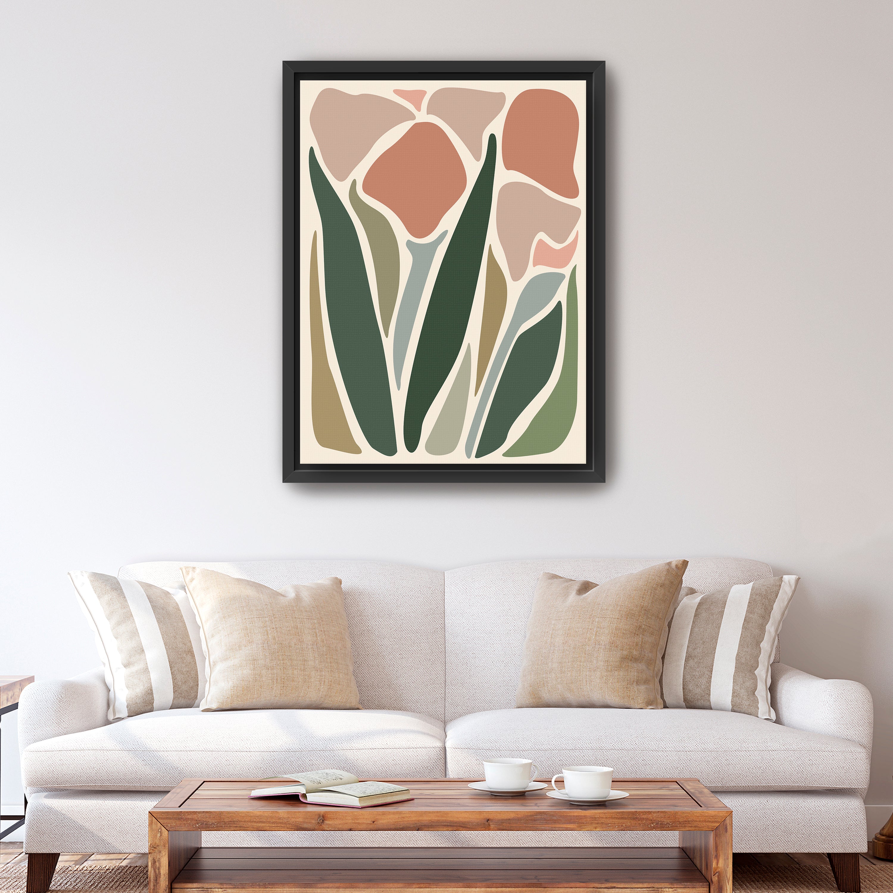 Hidden leaves Canvas Giclee