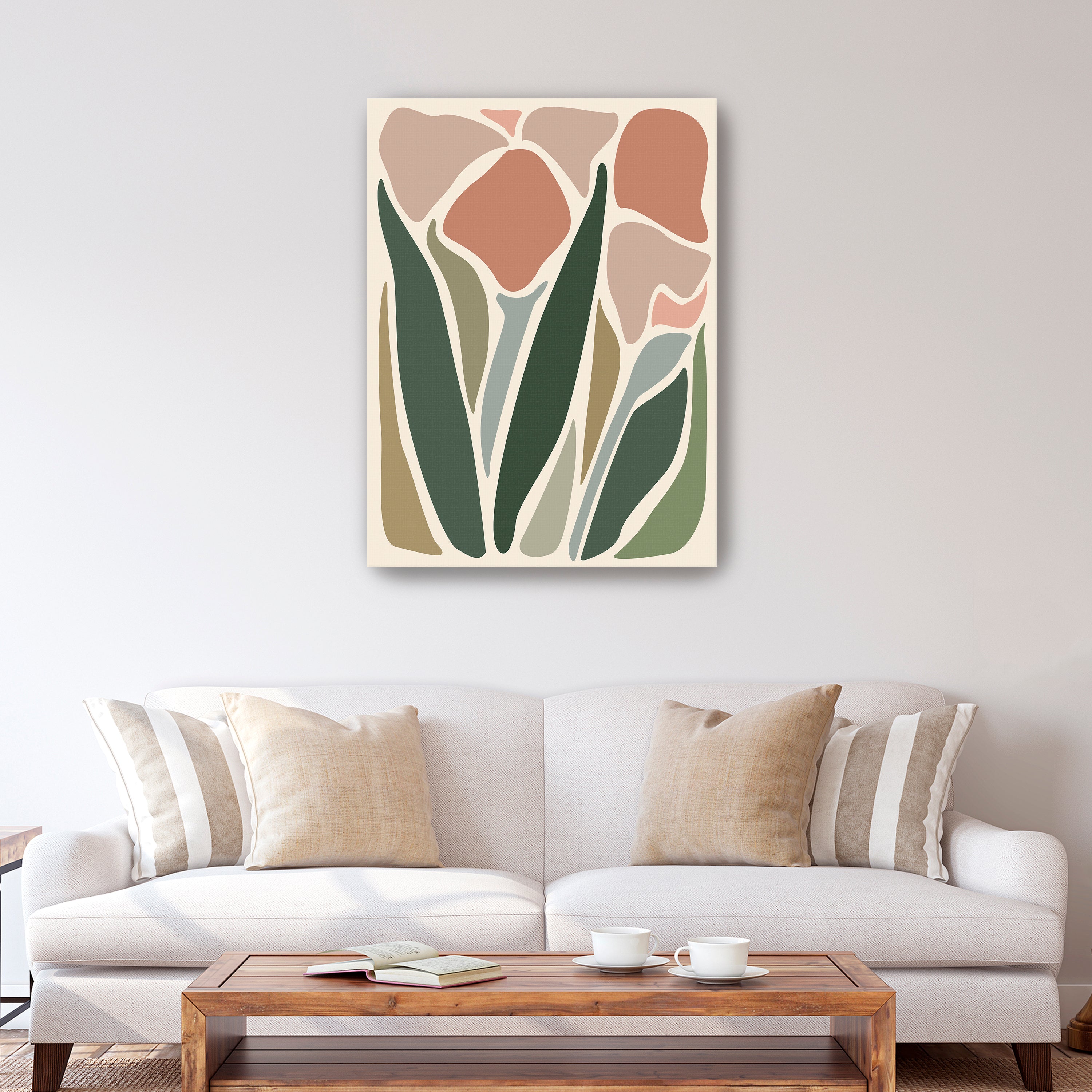 Hidden leaves Canvas Giclee